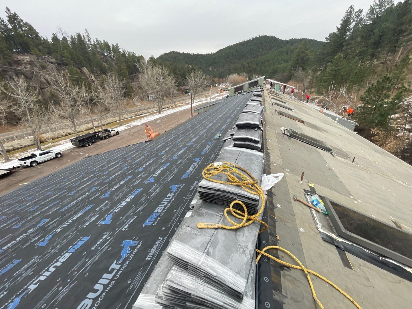 Commercial Roofing Installation using EuroShield by Weather-Tite Exteriors LLC