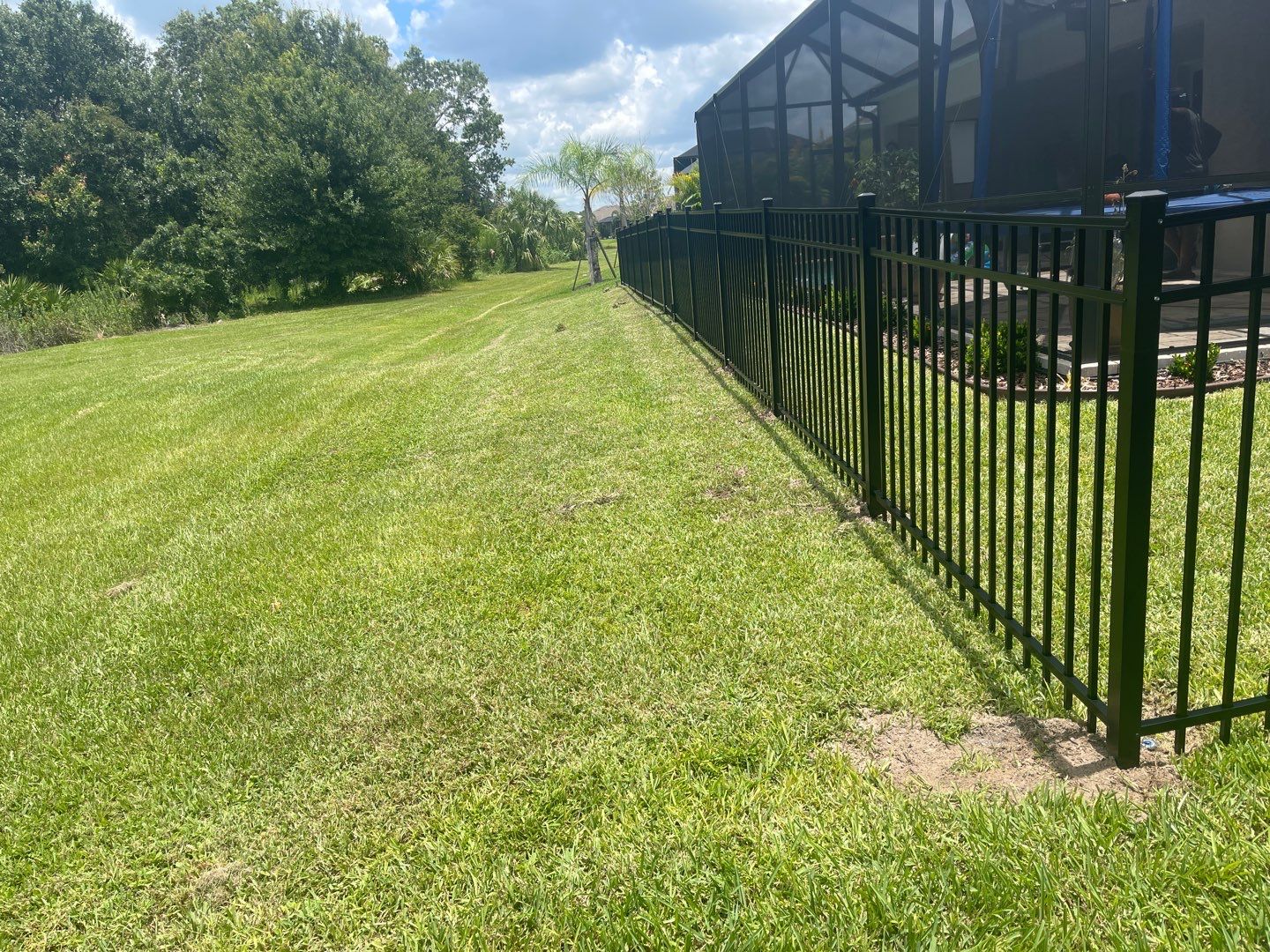 Bradenton, FL 4ft. Tall 3-Rail Black Aluminum Fence by Asap fence and gates, LLC