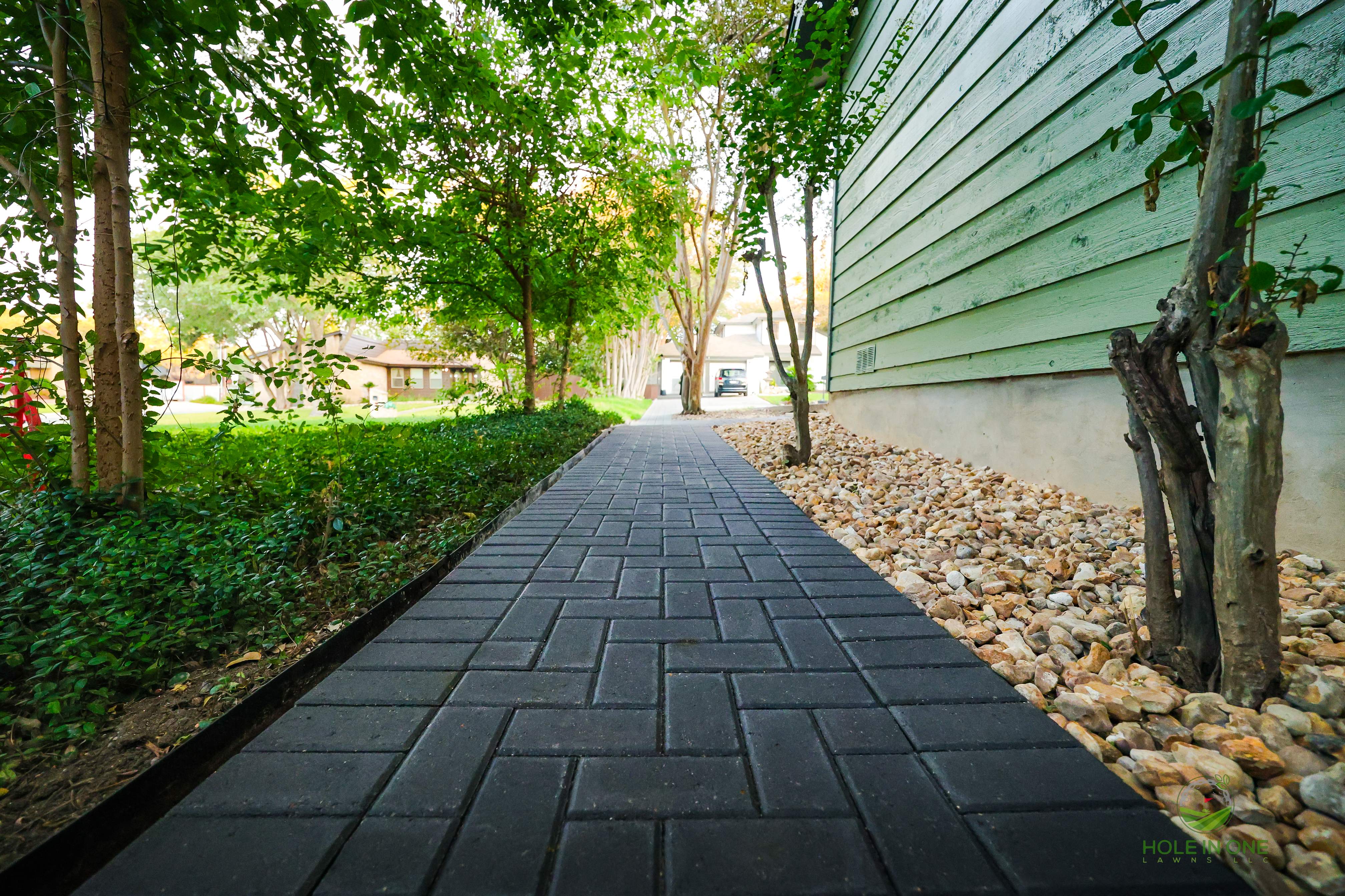 Pet Turf, Holland Paver Walkway & 2x2 Pavers | Green Springs Valley, San Antonio TX by Hole In One Lawns, LLC