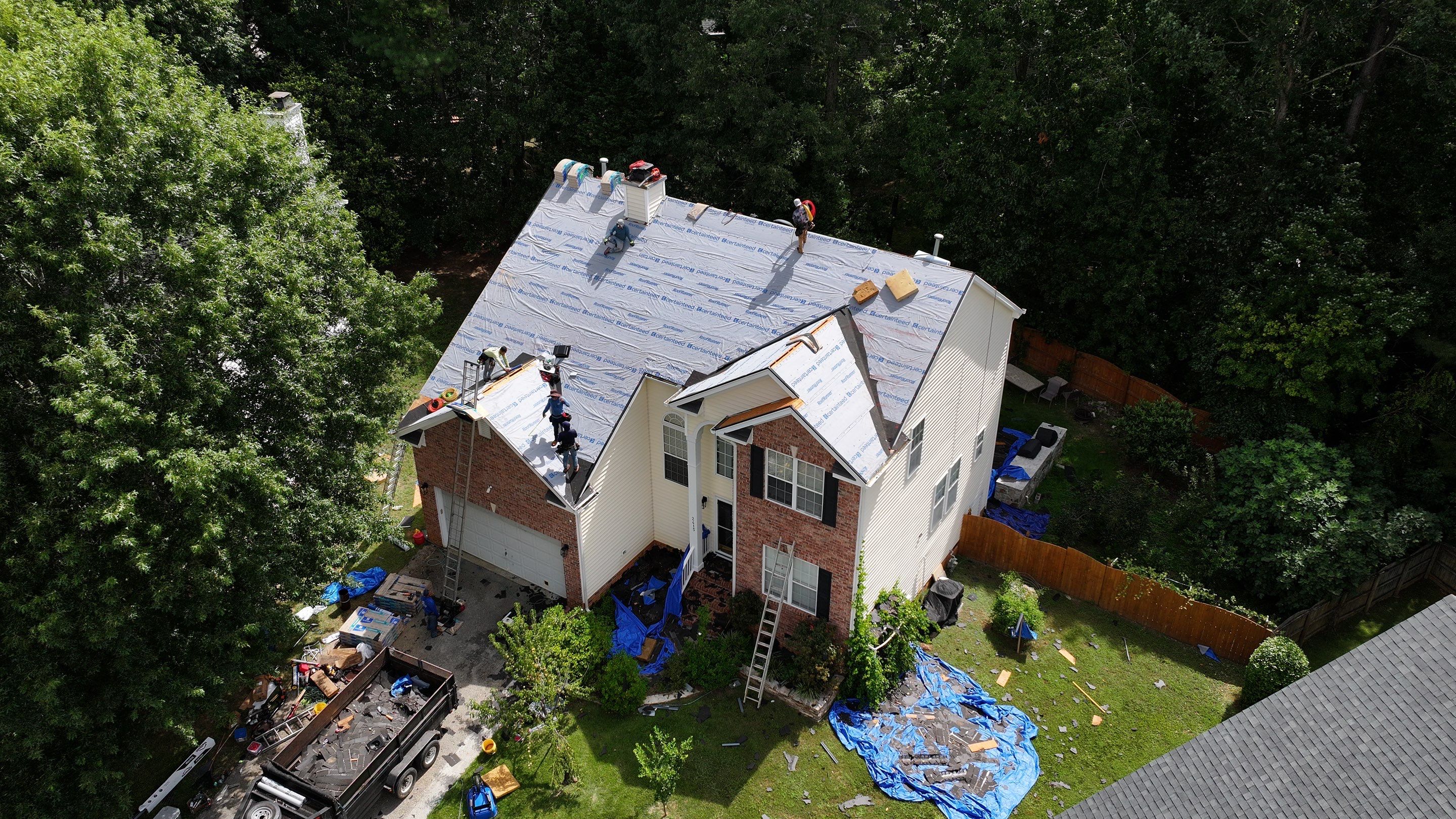 Roof Replacement - Certainteed Landmark Moire Black by Pro Performance Roofing