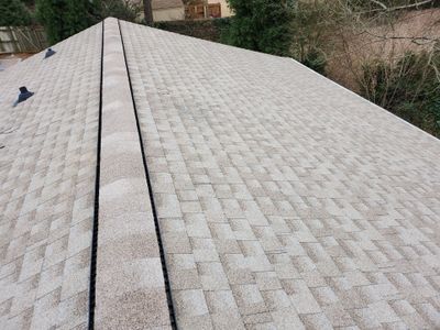 Roof replacement using GAF Driftwood