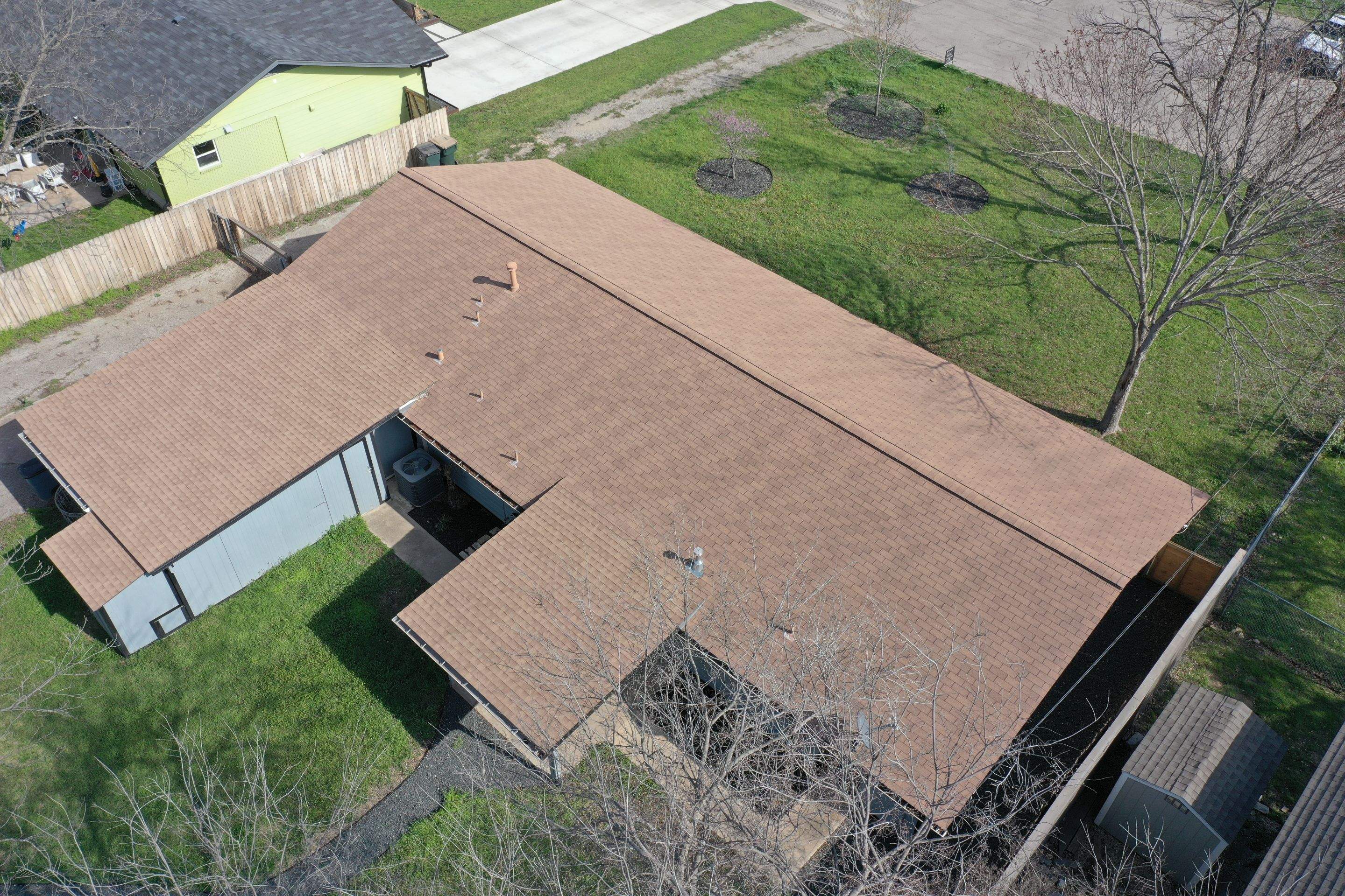 Residential Roof Replacement using GAF - HDZ - Charcoal by Action Exteriors Austin