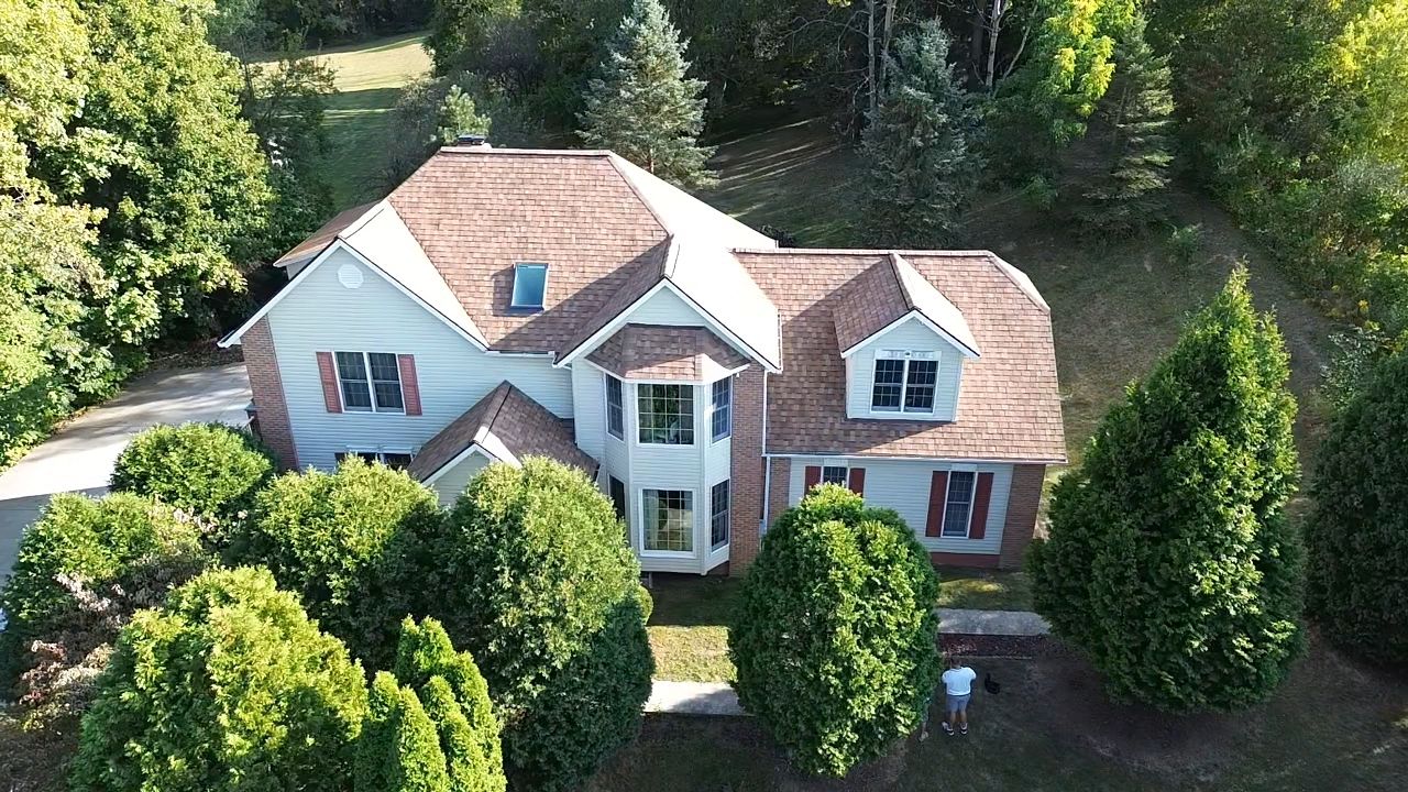 Atlas Pinnacle, Color, Morning Harvest, Drip Edge, Color, Royal Brown by Eagle Eye Roofing