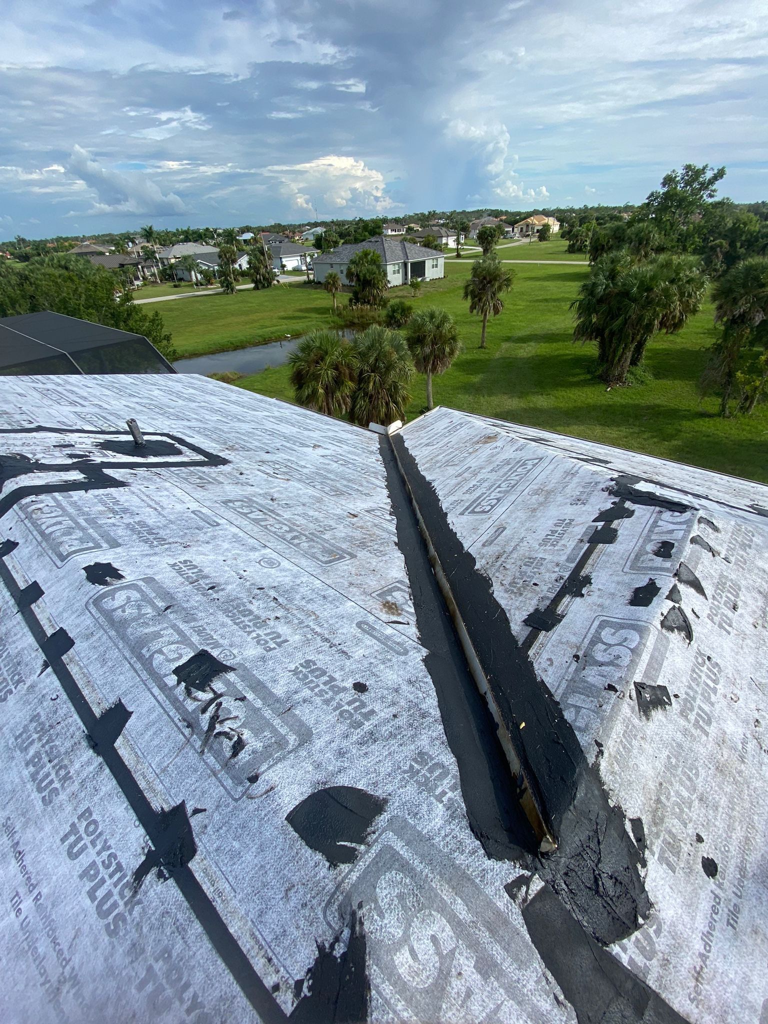 Punta Gorda Concrete Tile Roof Replacement by Four Peaks Roofing