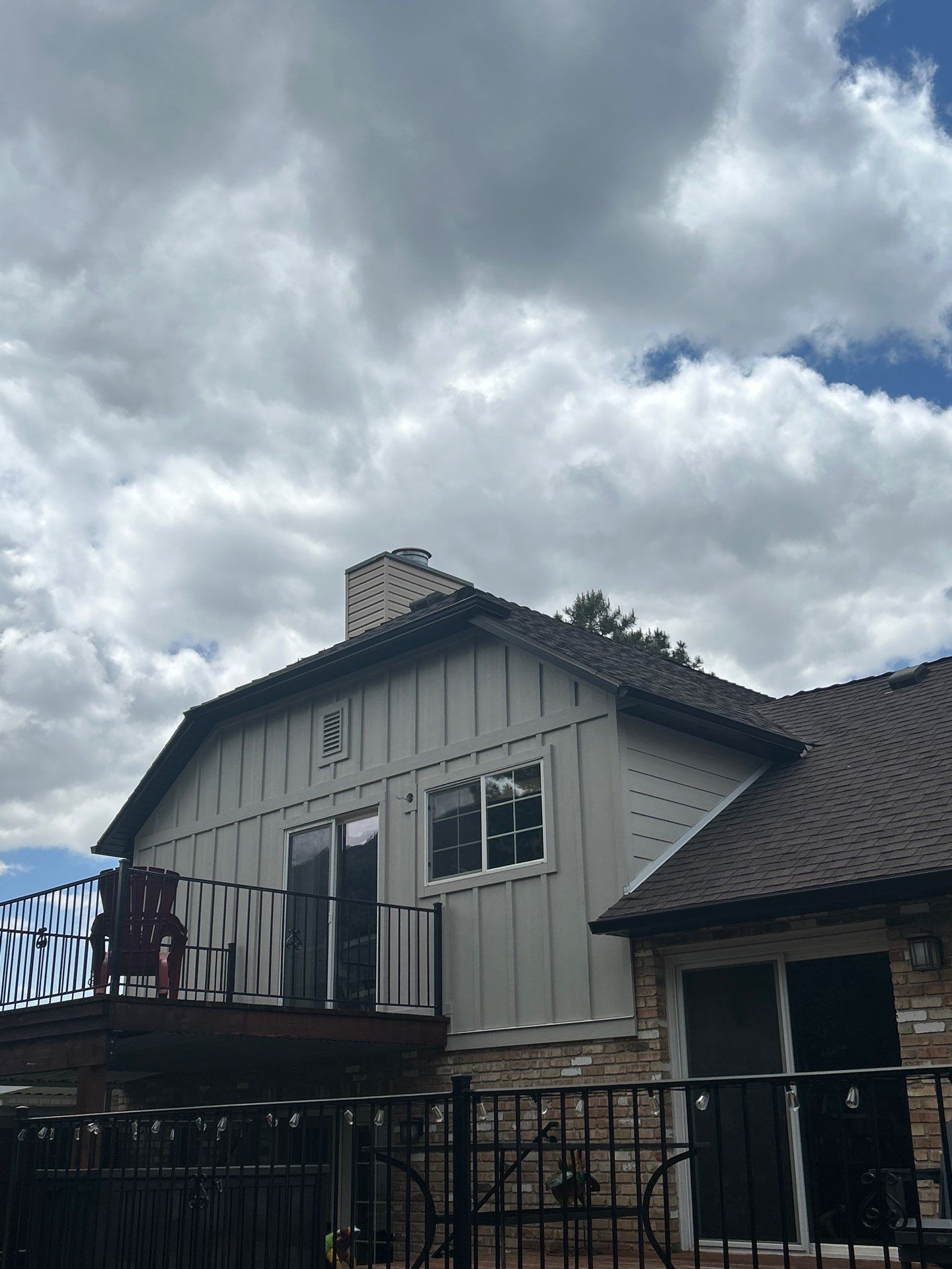 Cottonwood Heights | Custom Hardie Exterior & Bold Fascia | Cobble Stone Accents by Ideal Siding Utah