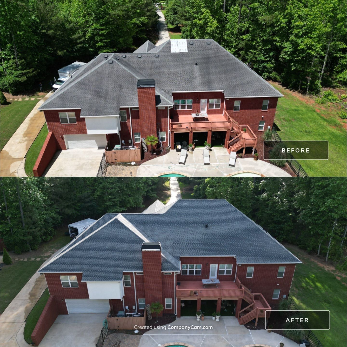 Roof replacement by Deerfield Roofing LLC