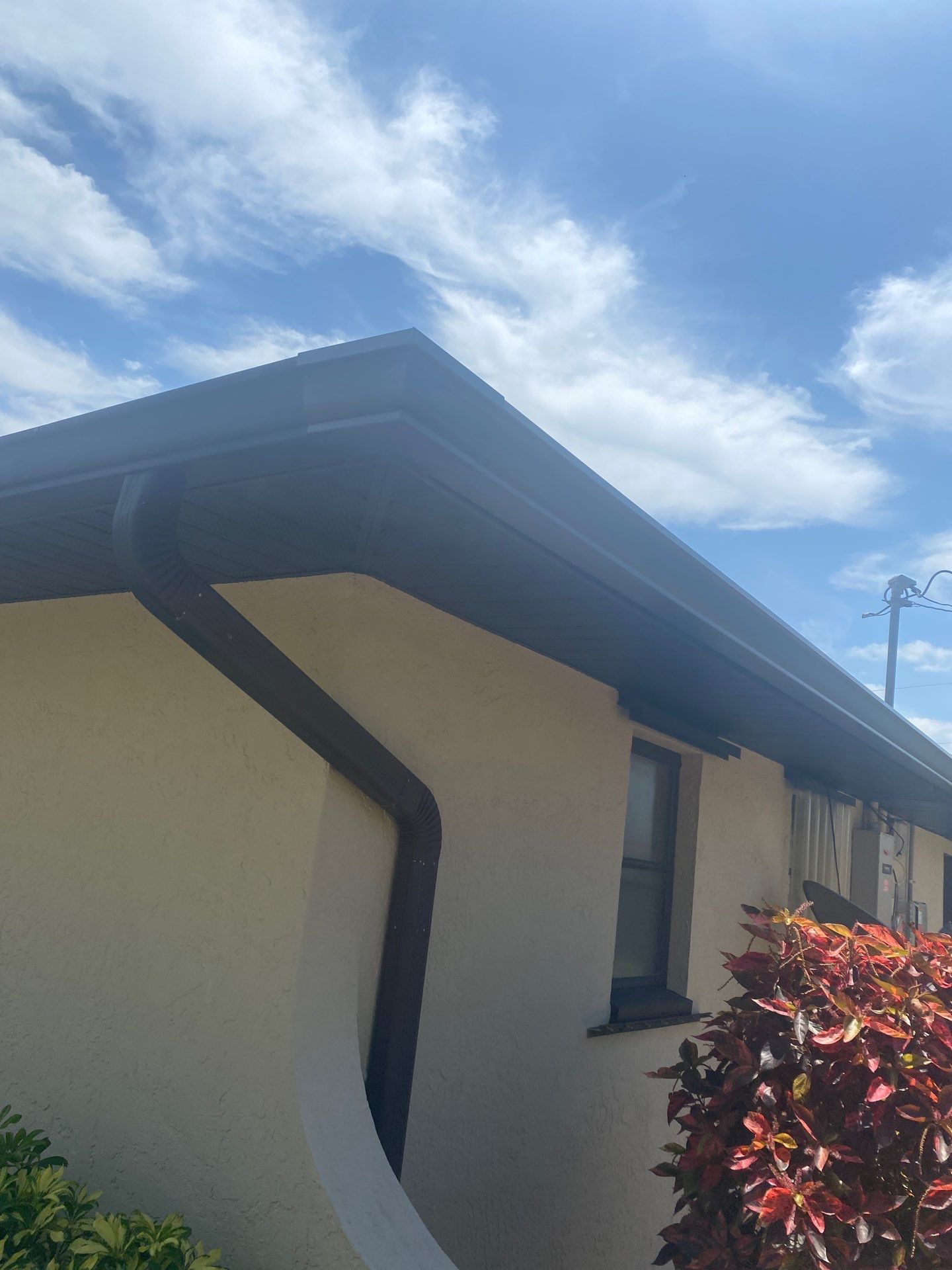 Seamless Bronze Gutters in Cape Coral FL by Gutter Professors