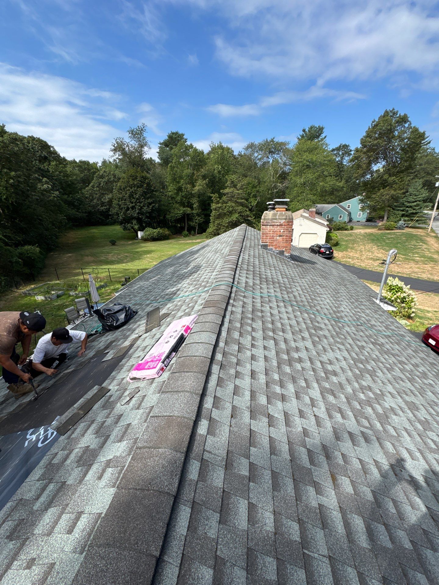 Roof Repair with Shingle Replacement – Chelmsford, MA by Mighty Dog Roofing of Greater Middlesex County