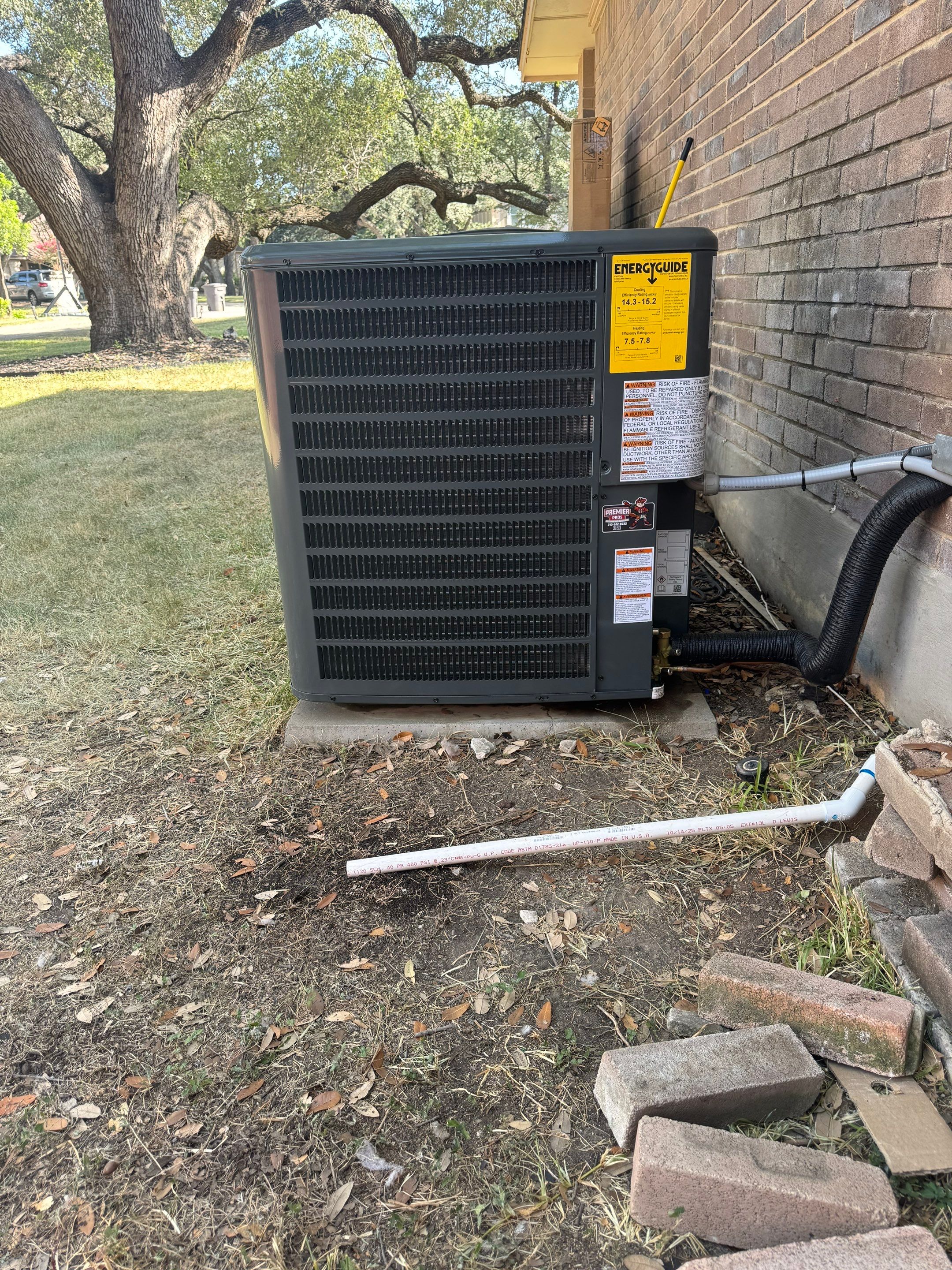 Full HVAC System Replacement with Goodman Condenser in San Antonio by Premier Pros