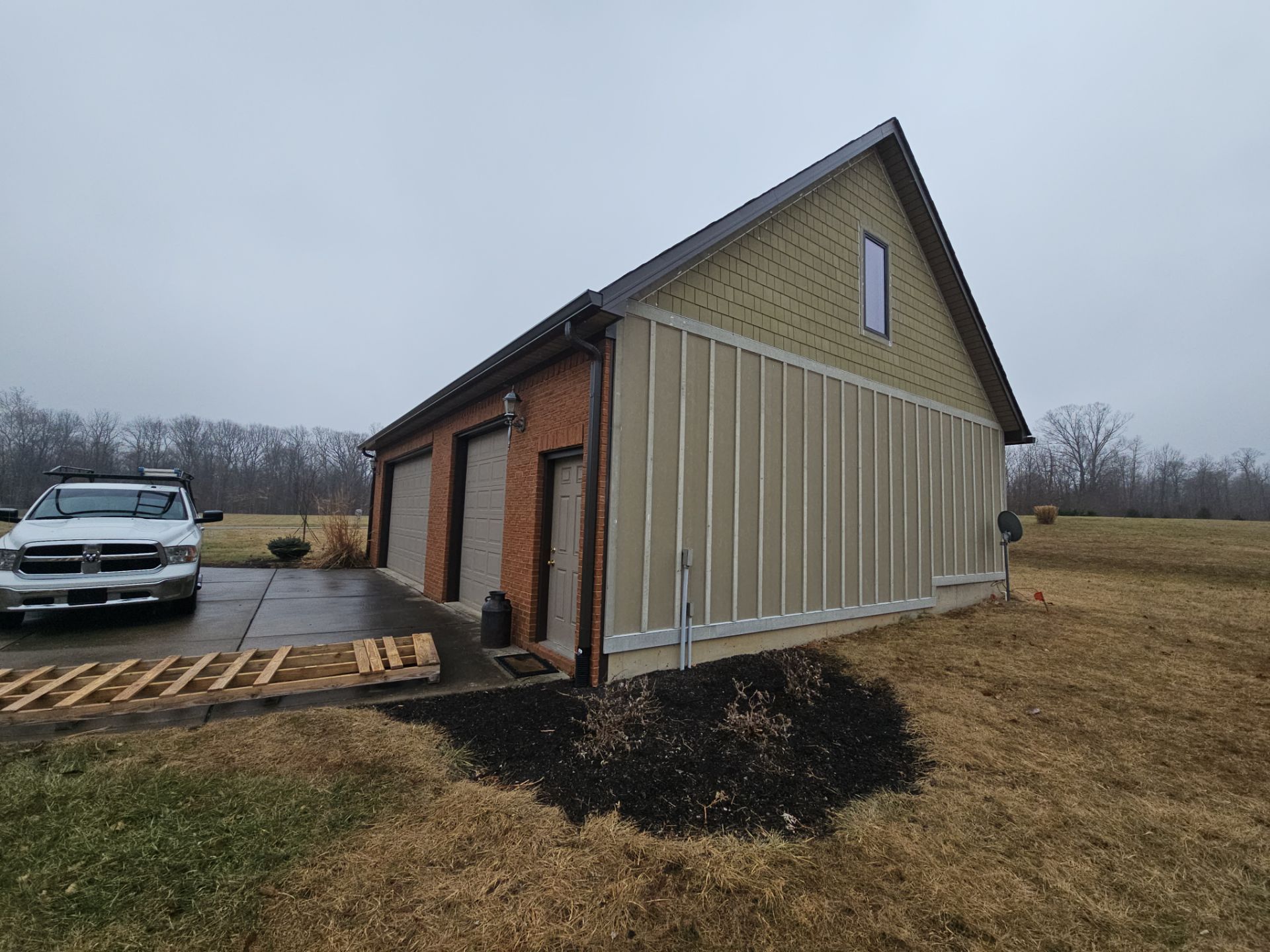 Siding Installation using James Hardie Board & Batten and James Hardie Shakes by Koontz Construction