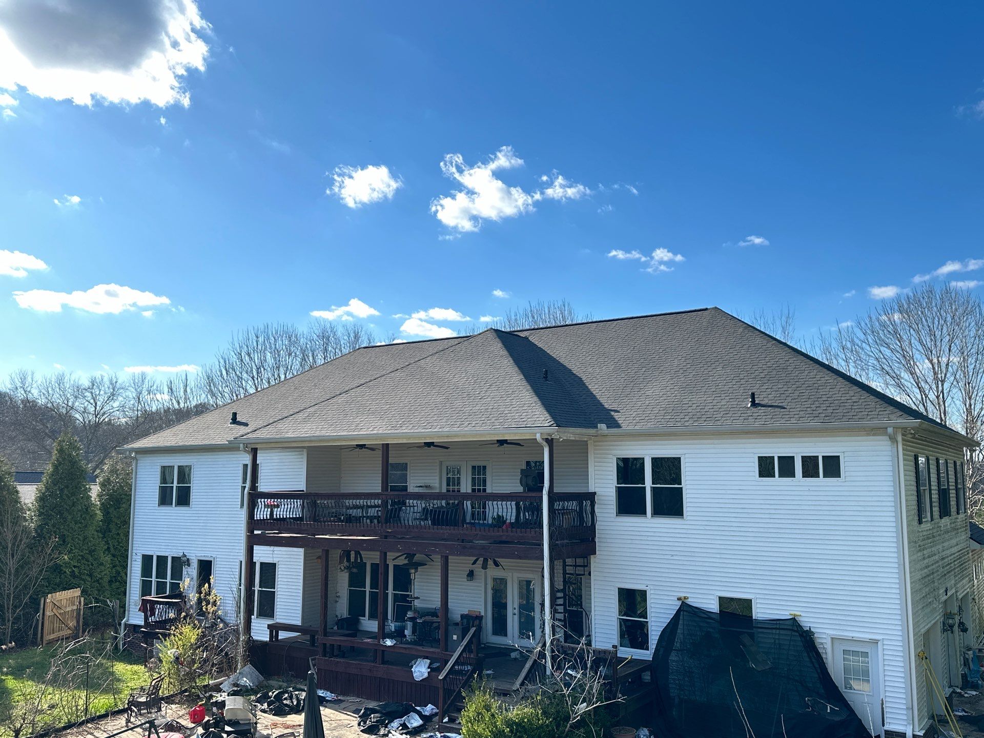 Residential Roofing Installation using GAF Timberline HDZ Charcoal by Undersun Roofing 