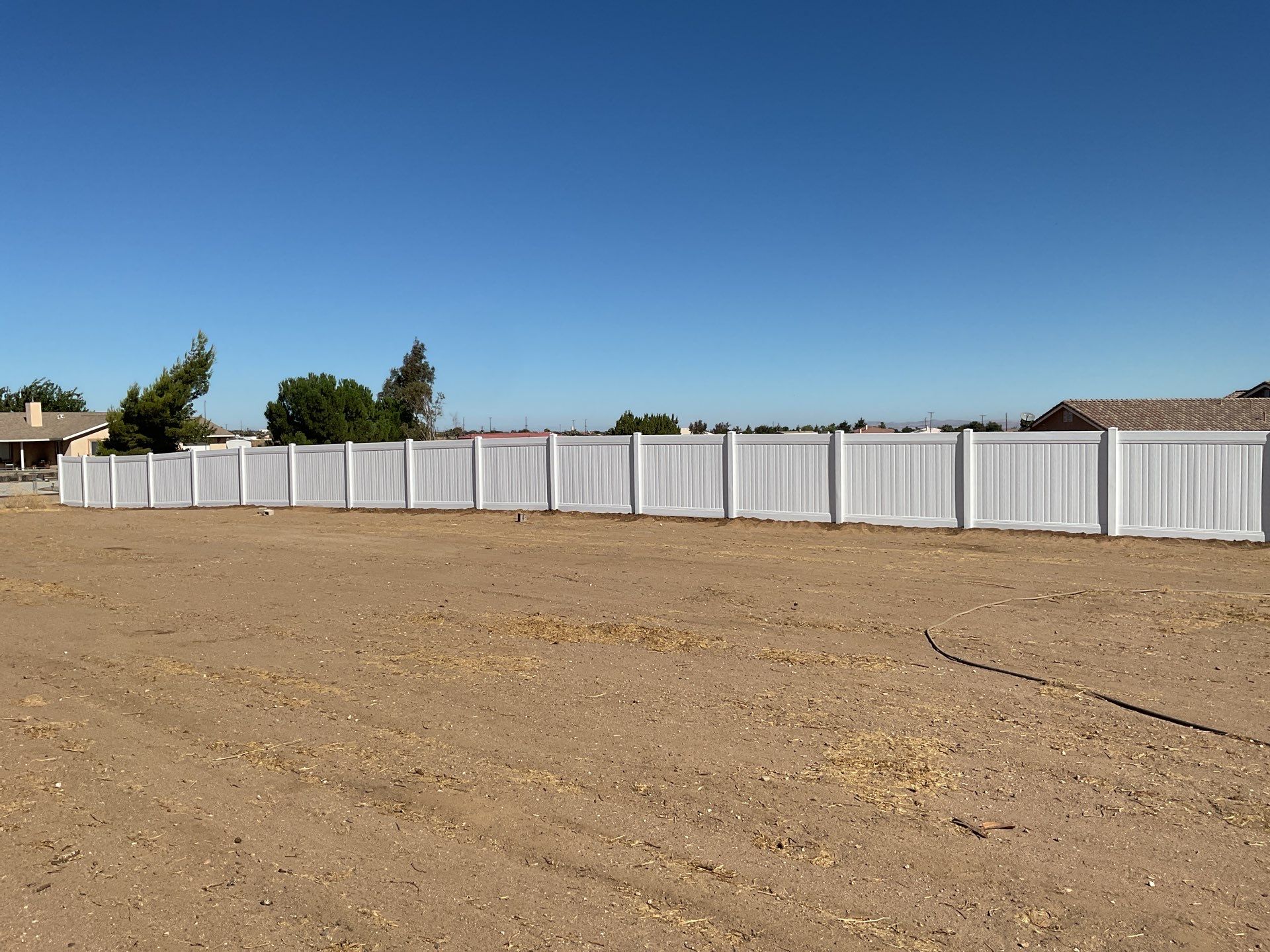 Fence Installation using Vinyl by Fence Guys Inc. 