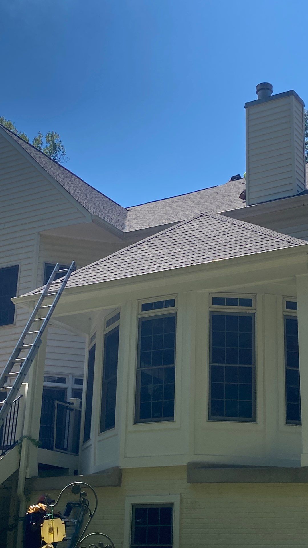 Fairfax station: Residential Roof with CertainTeed Landmark Pro in Max Def Shenandoah  by RM Banning, Inc.