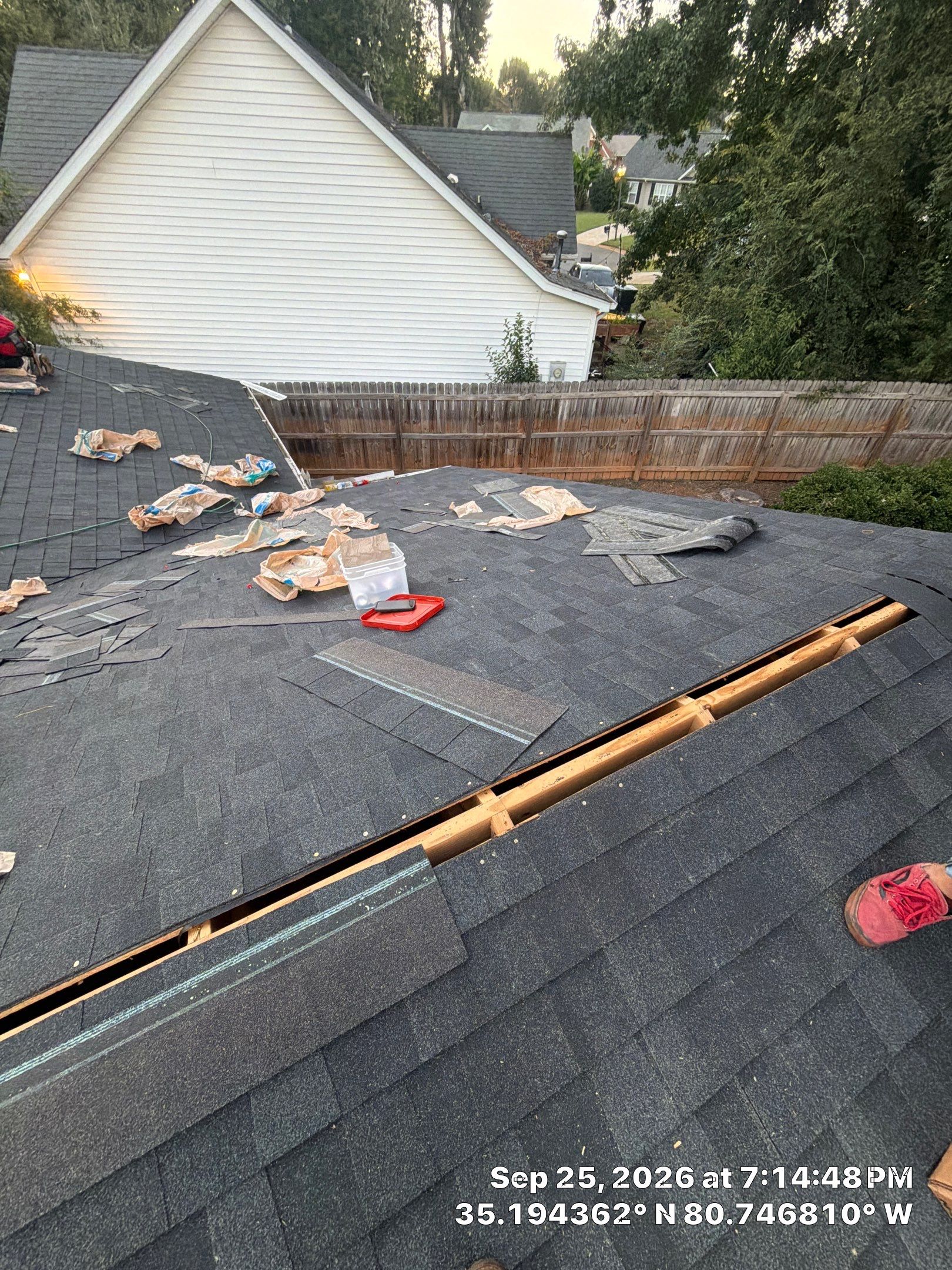 Roof and gutter replacement by hail and wind damage by Just Brilliant Restoration JBR