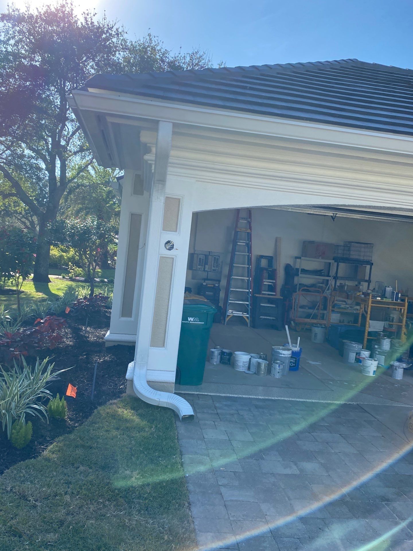 Splash Guard installation in Naples FL by Gutter Professors
