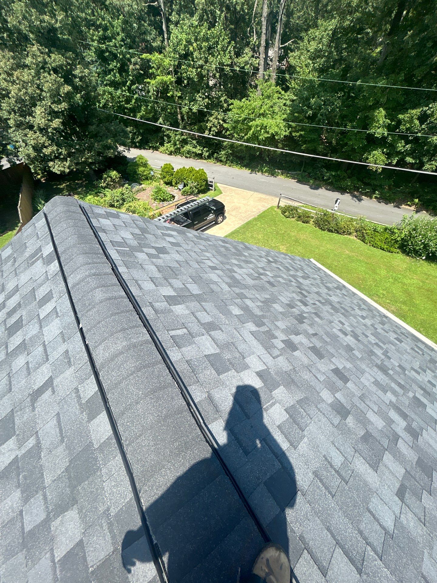 Lorton: Residential Roof with CertainTeed Landmark Pro in Max Def Moire Black by RM Banning, Inc.