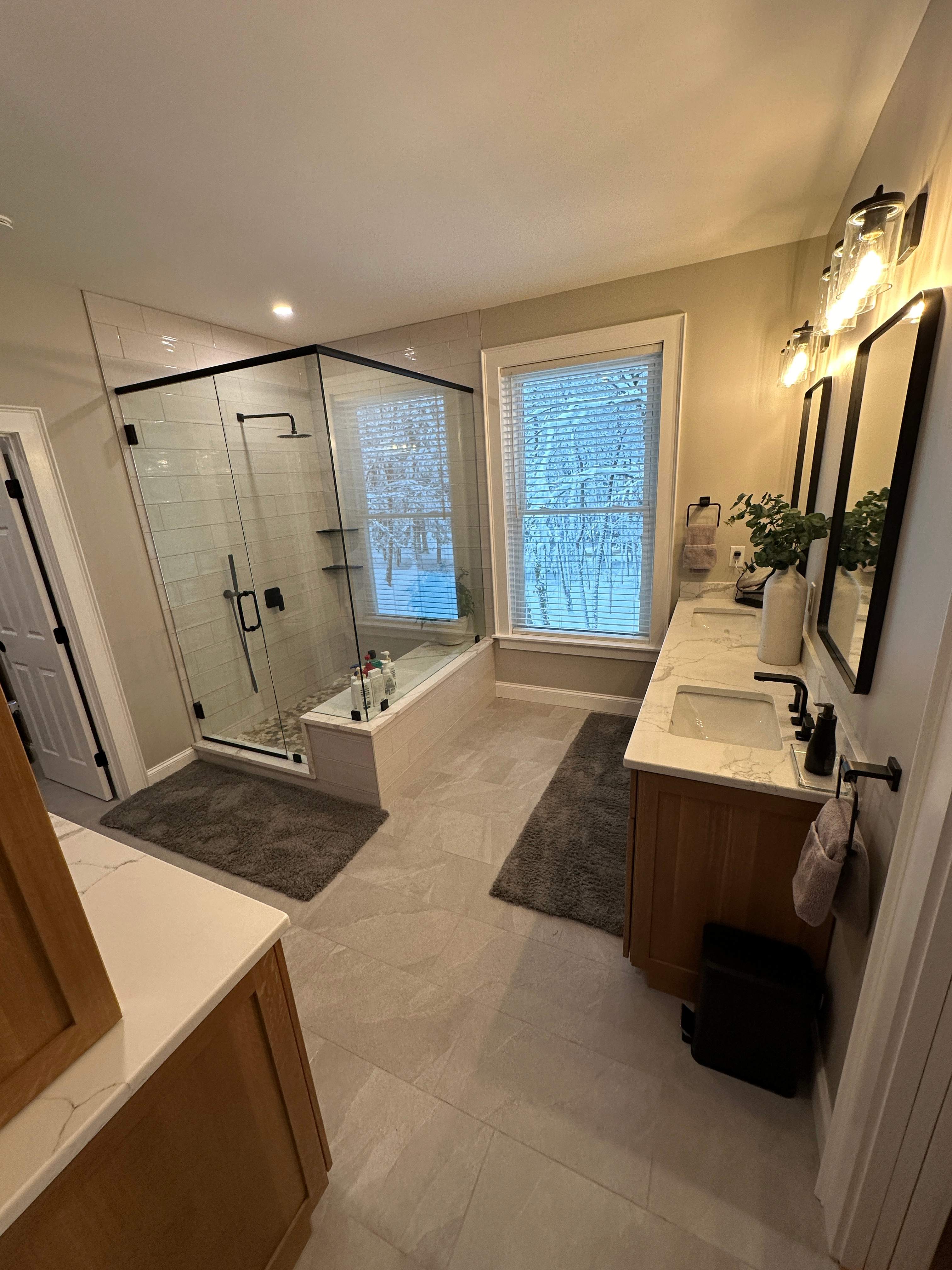 Double Bath Remodel by Renovatic LLC