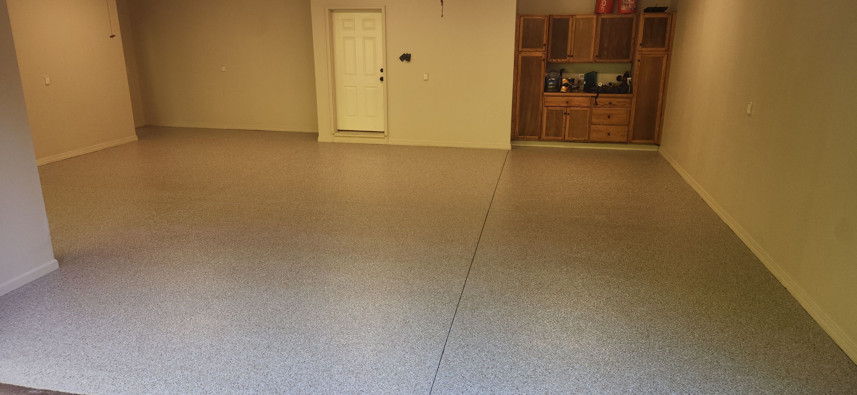 Garage using Creekbed by Elite Floor Solutions