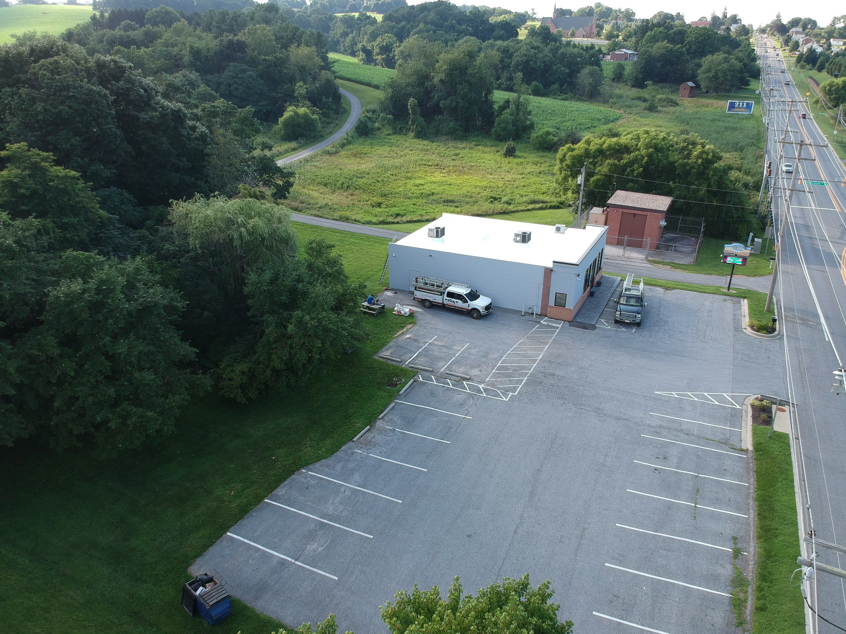 Silicone Roof Coating in Manchester, MD • Premier Dental by Seipp Roofing, LLC