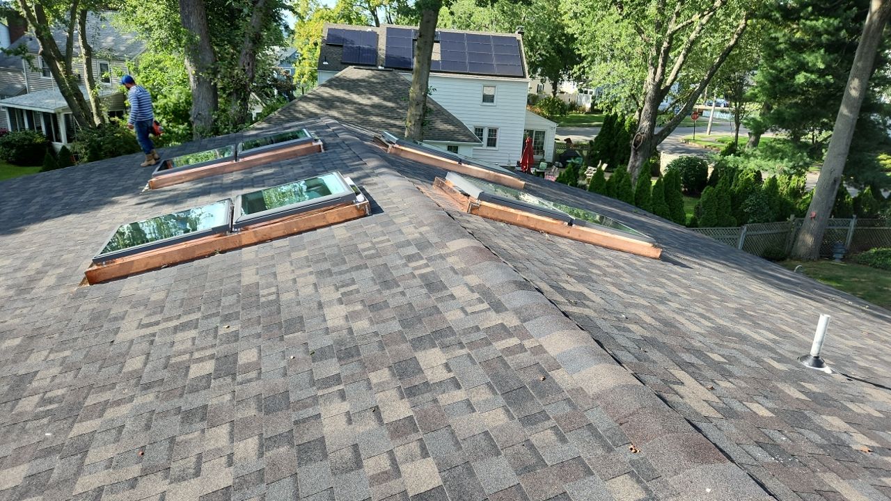 Residential Roofing Installation using Owens Corning TruDefinition Duration Designer - Black Sable by A Plus Exterior