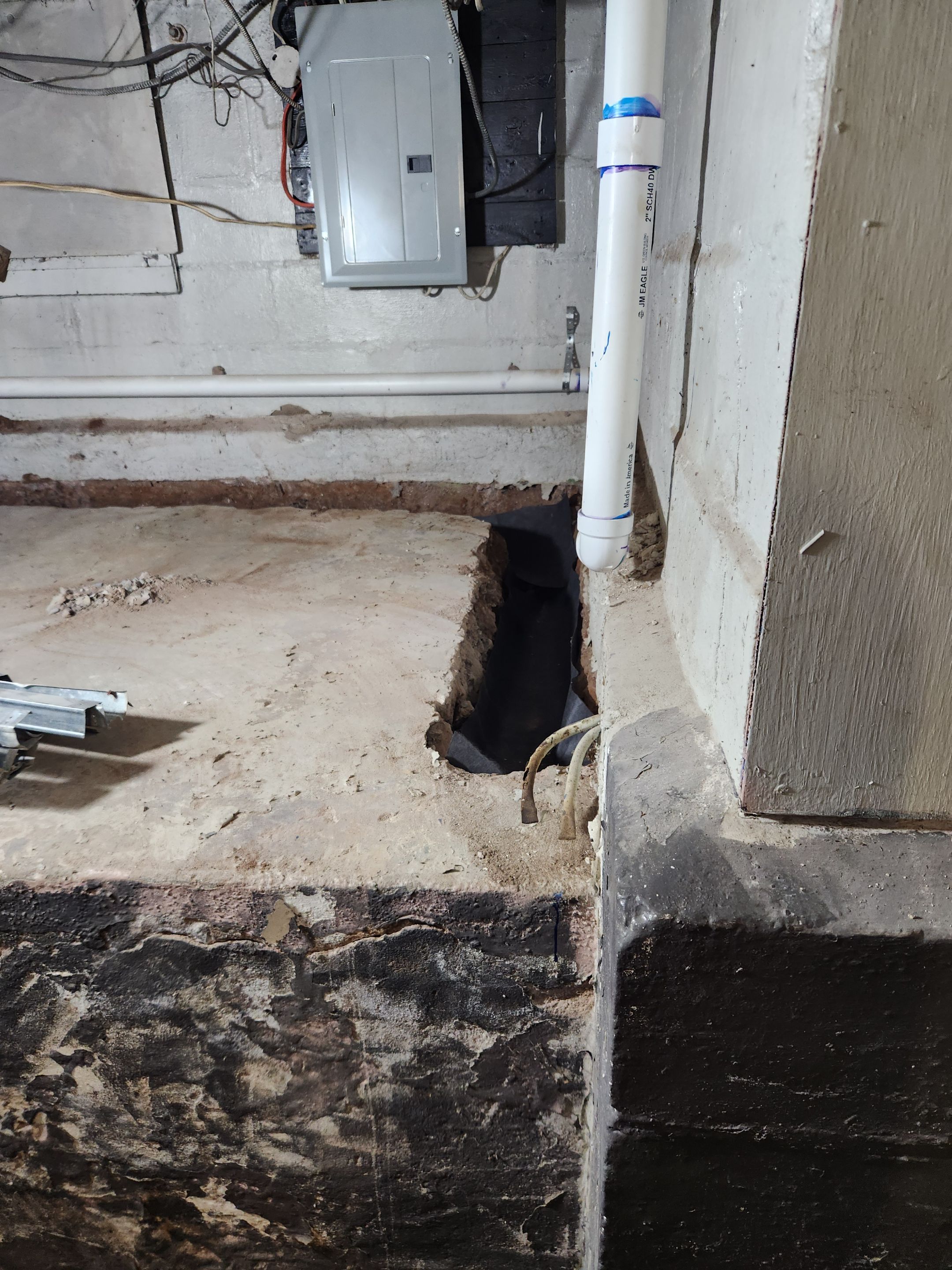 Interior French Drain East Orange NJ by Pure Service Pro, LLC 