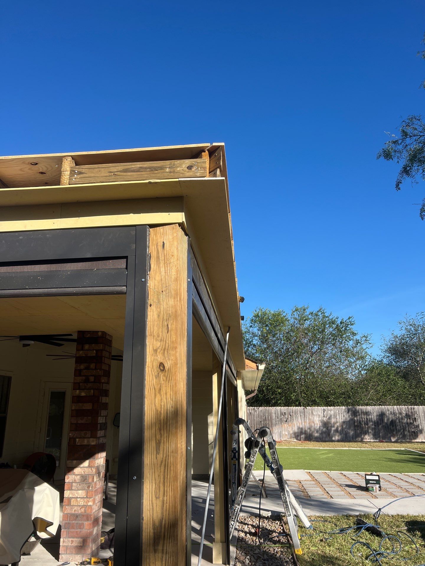 It Ain't Easy getting Shady  by Bayfront Roofing and Construction