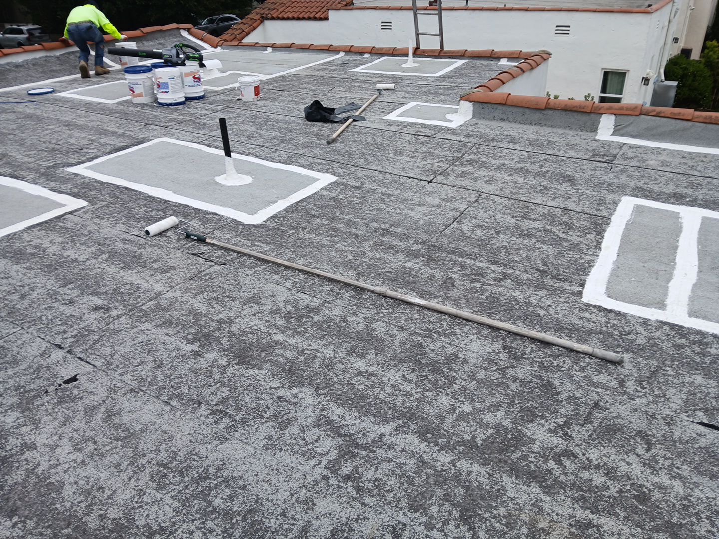 Tile Reset & Silicone Coating using American Standard Coatings Silicone-S by Hull Brothers Roofing