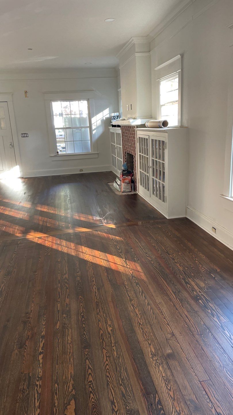 97 Year Old Heart Pine by Footprints Floors of East Atlanta
