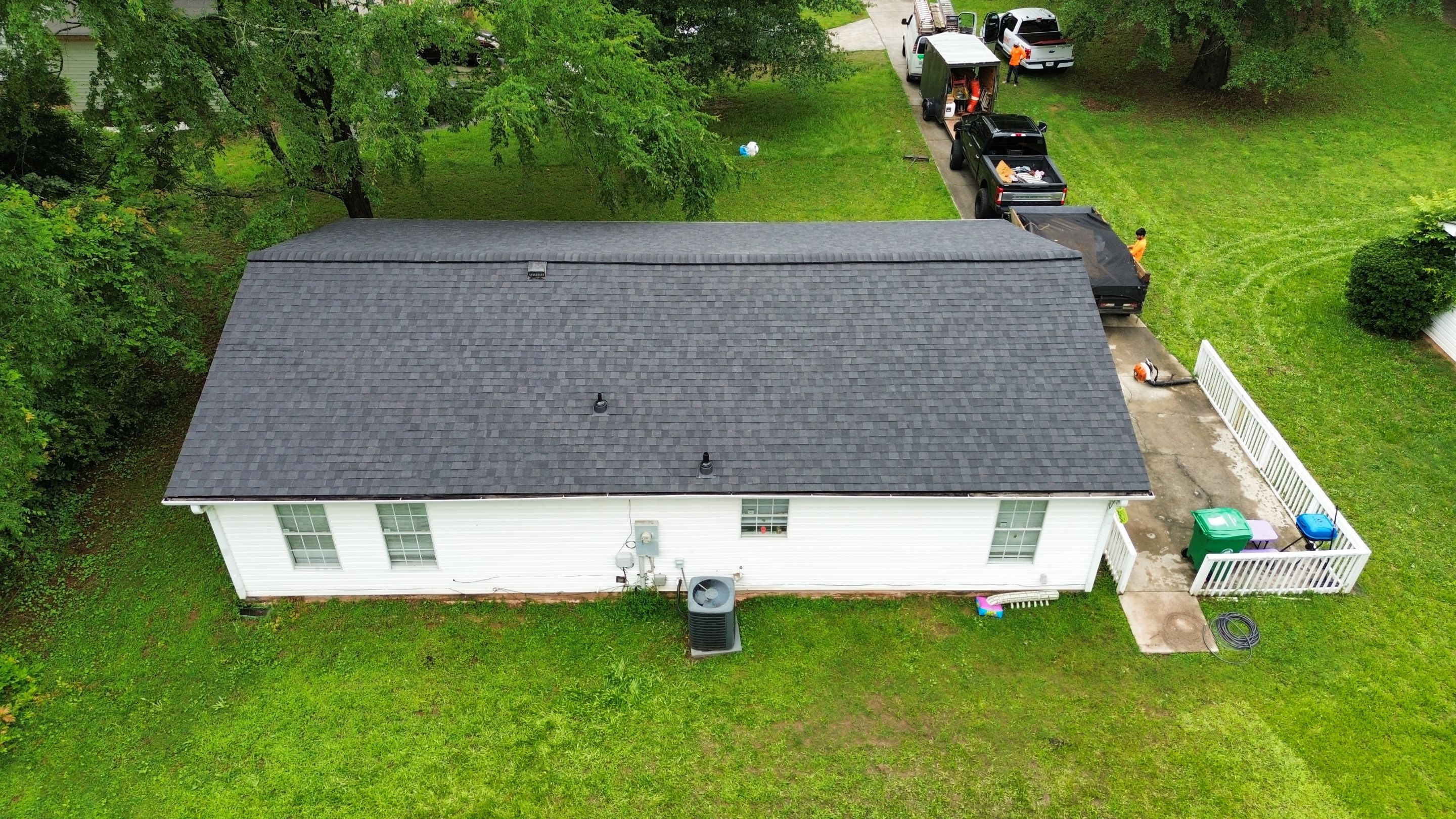 Lithonia, GA Roof Replacement CertainTeed Landmark Charcoal Black by Reset Roofing