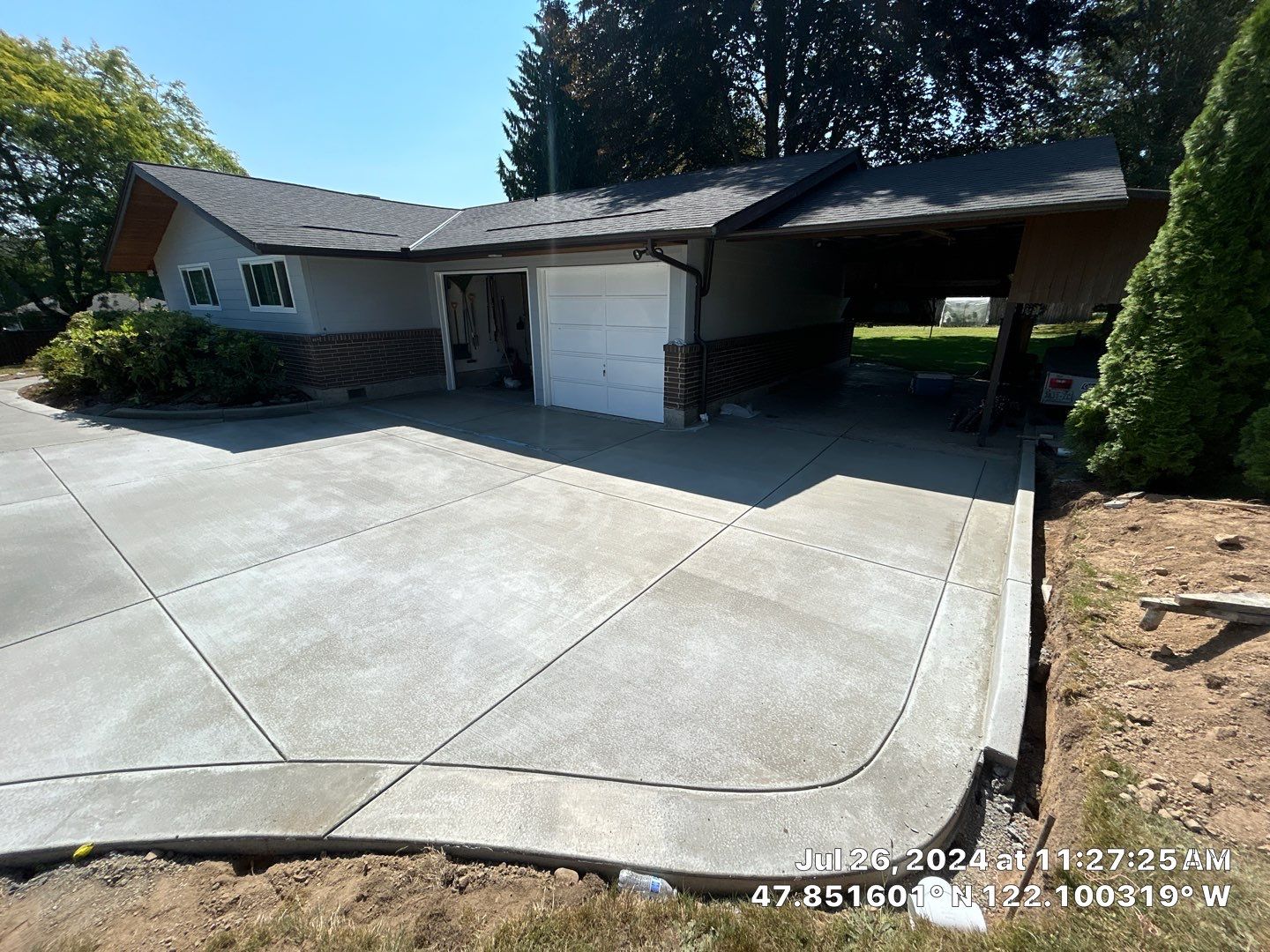 Rodd | Concrete Driveway Extentension by Jireh Asphalt & Concrete Inc 