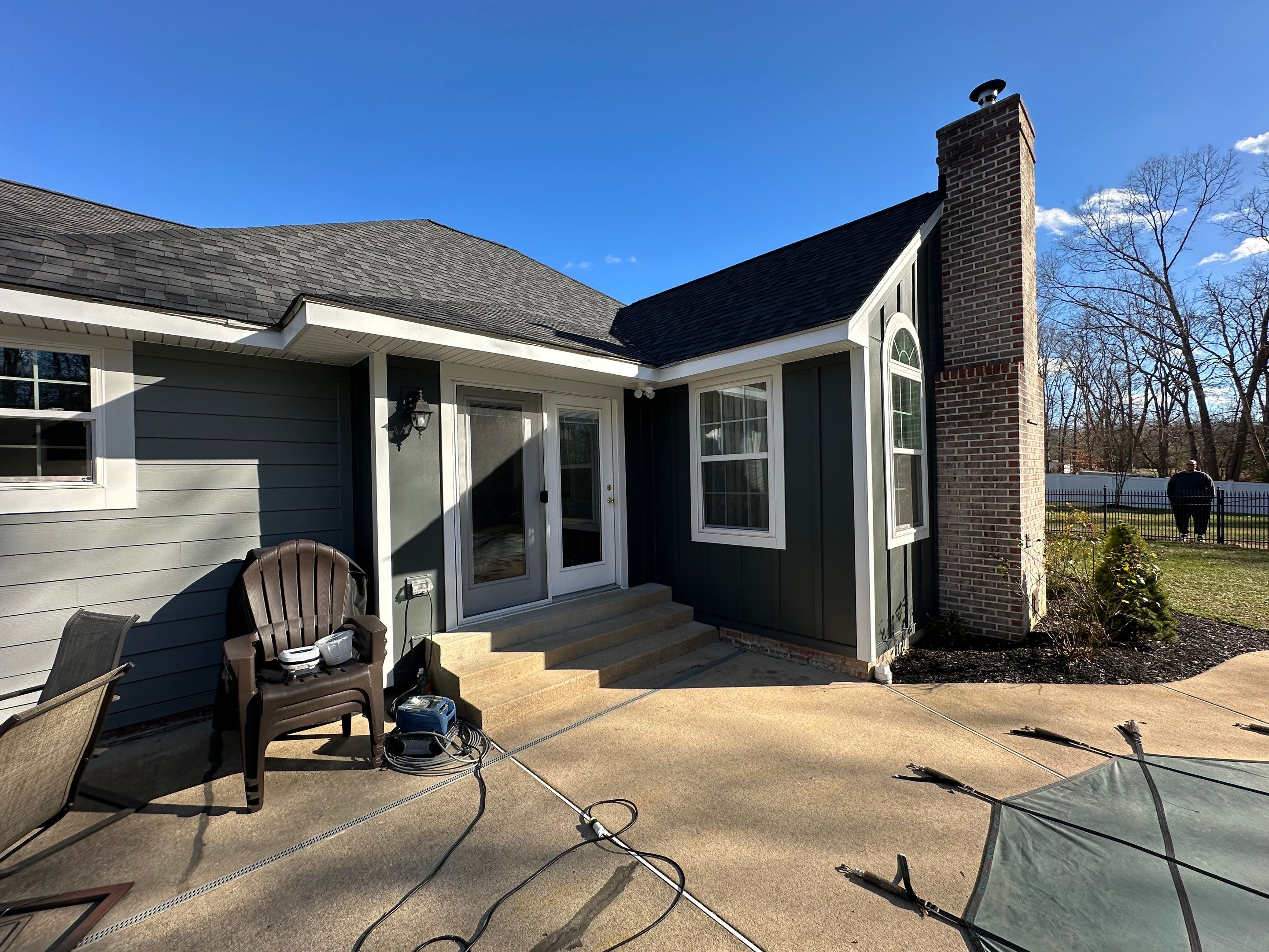 Grey Slate Siding using JH Batten Smooth by ExteriorPros