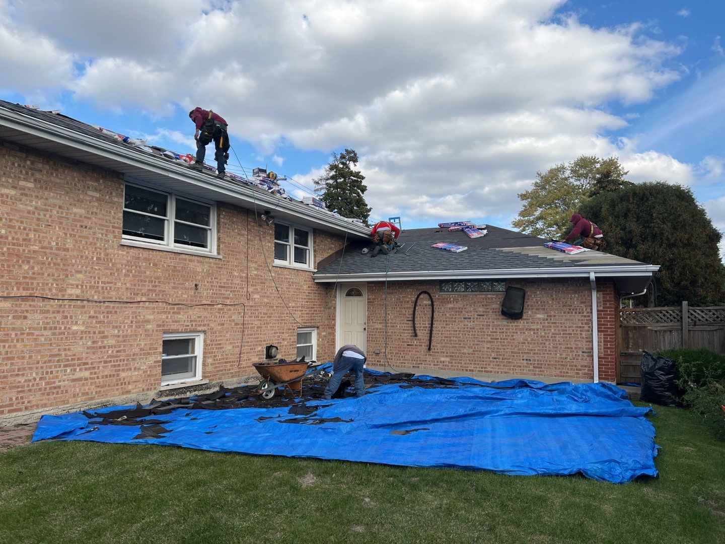 Residential Roofing Installation using GAF Timberline HDZ by Pro Home Services Inc