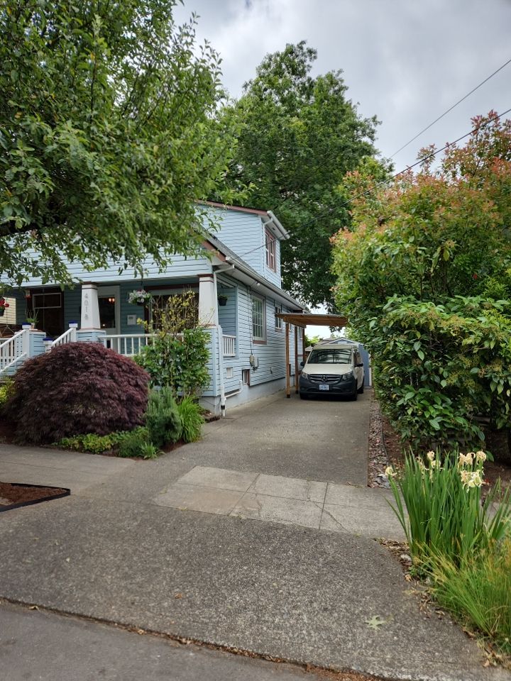 Deck, Patio and Drive Wash using Surface washer by Willamette Outdoor Wash LLC