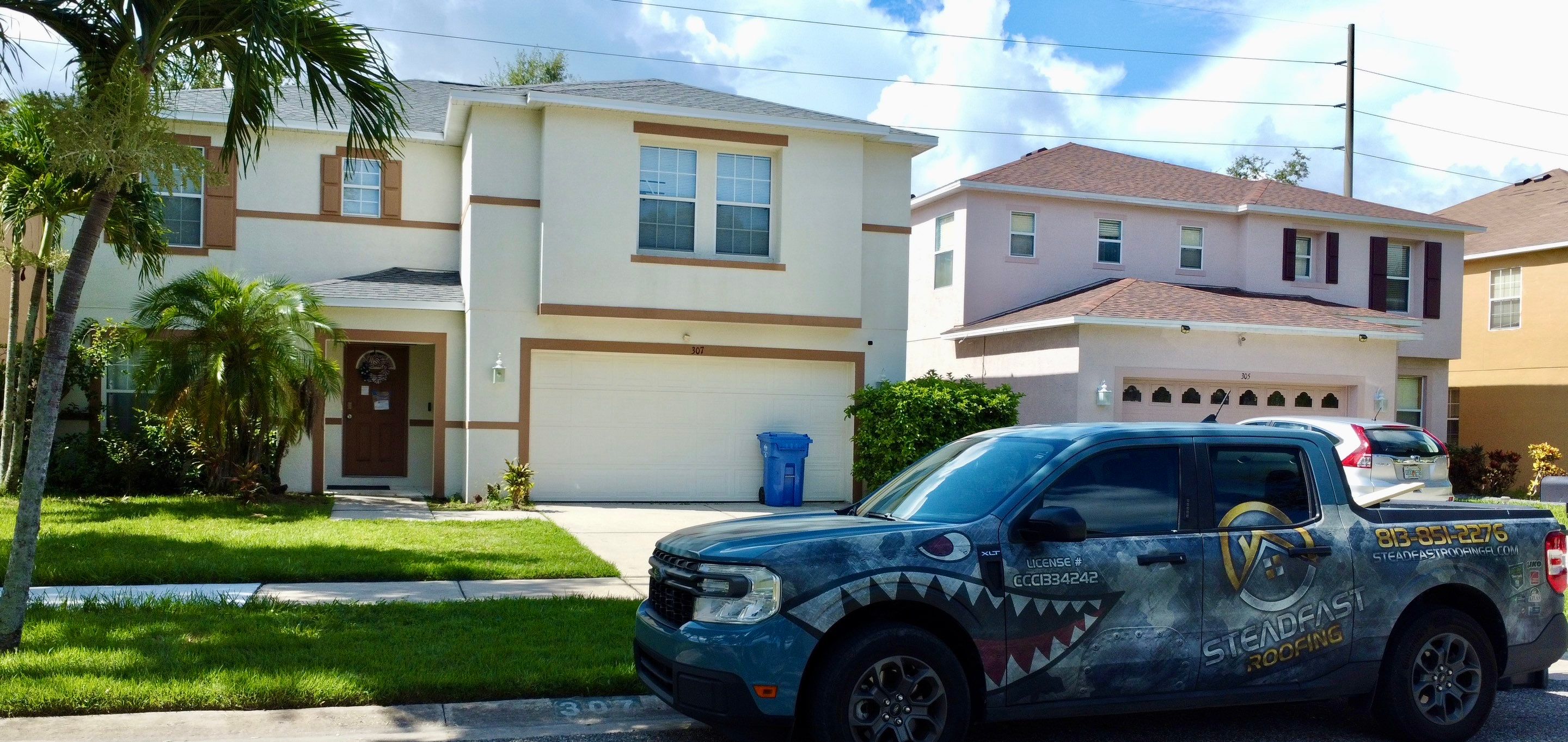 Roof Replacement in Ruskin, FL. by Steadfast Roofing 