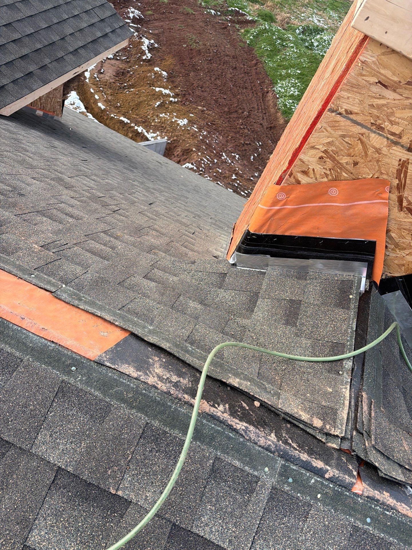 Residential Roofing Installation using GAF Timberline HDZ Weathered Wood by Rainstoppers Roofing