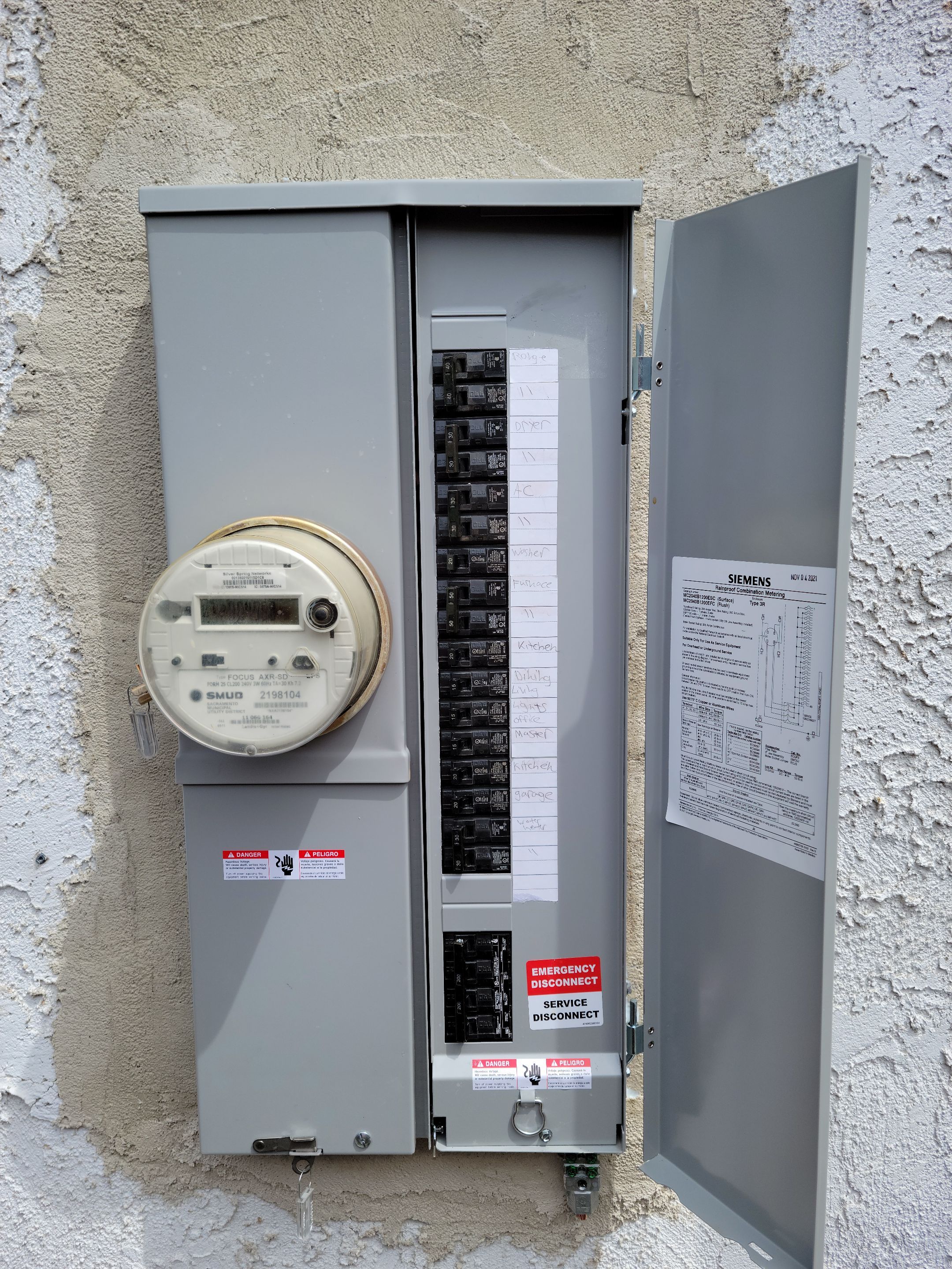 Federal Pacific replacement by Peach Electric Inc