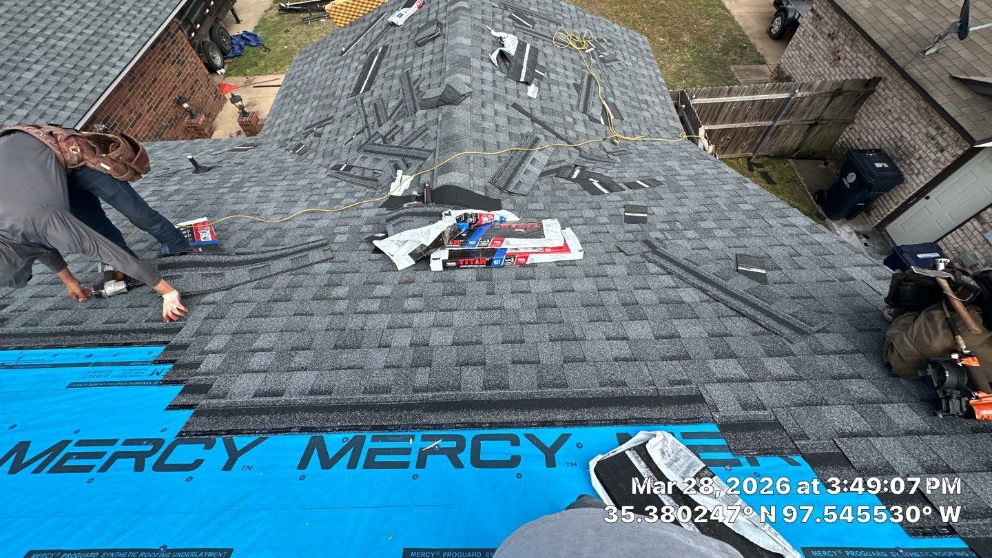 Project in Oklahoma City by Icon Roofing And Construction