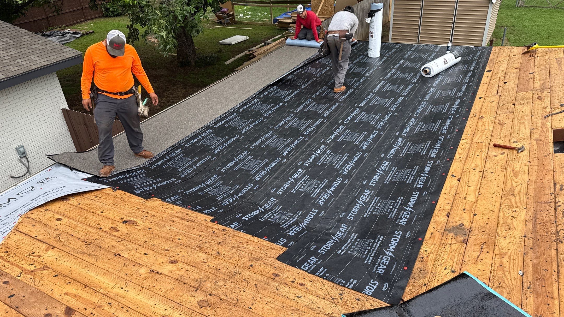 Sherman Residential Roof Replacement With Tamko Titan Weathered Wood Shingles by Armor Roofing | Exteriors