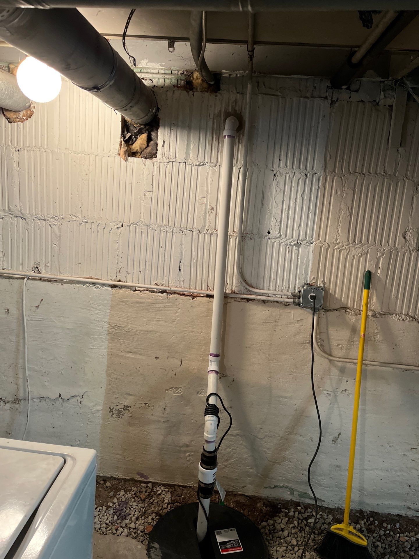 Berwyn- Interior Drain Tile System by Area Wide Waterproofing