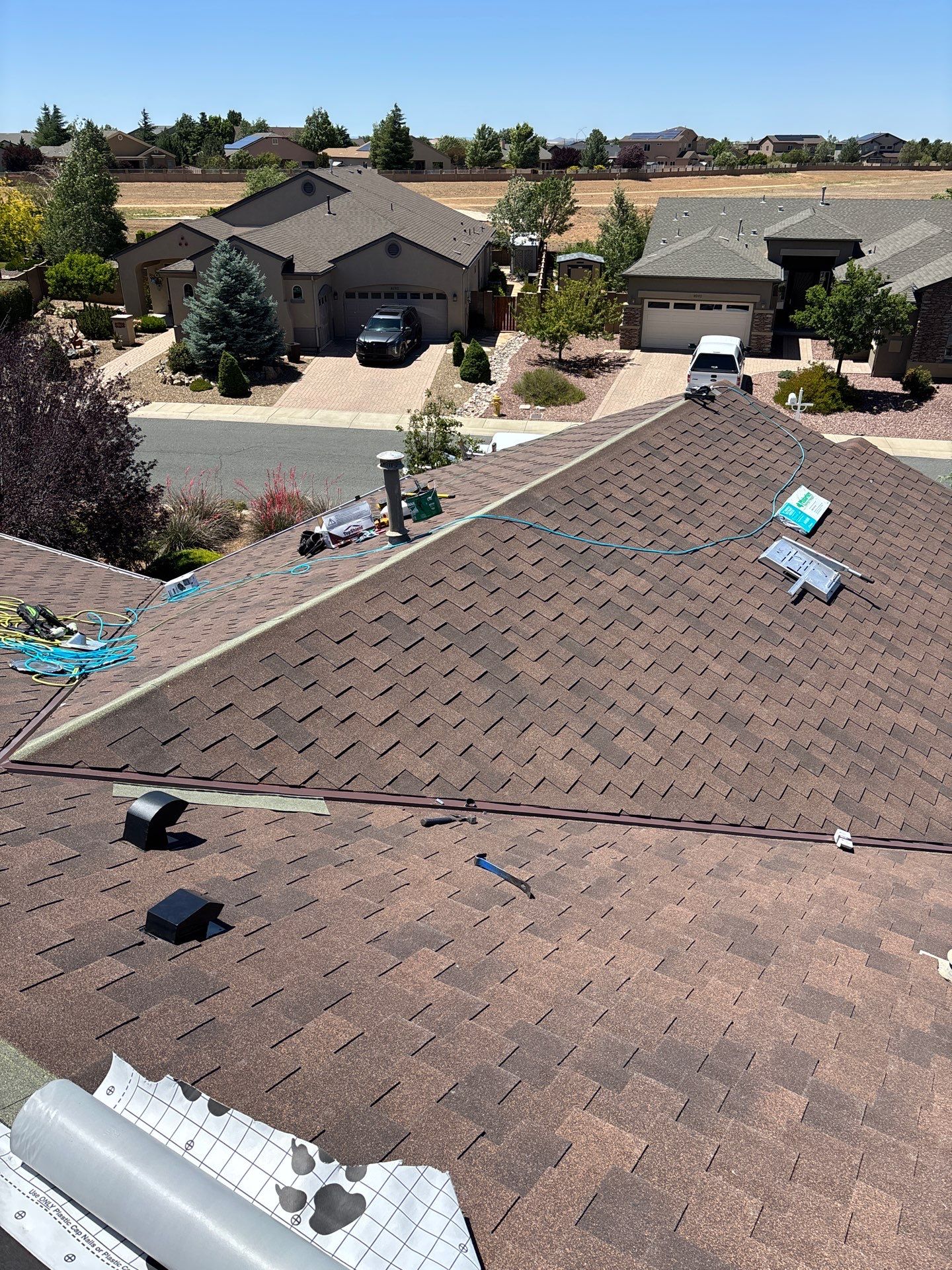Residential Roof Replacement with Designer Shingles in Prescott Valley by Badger Roofing