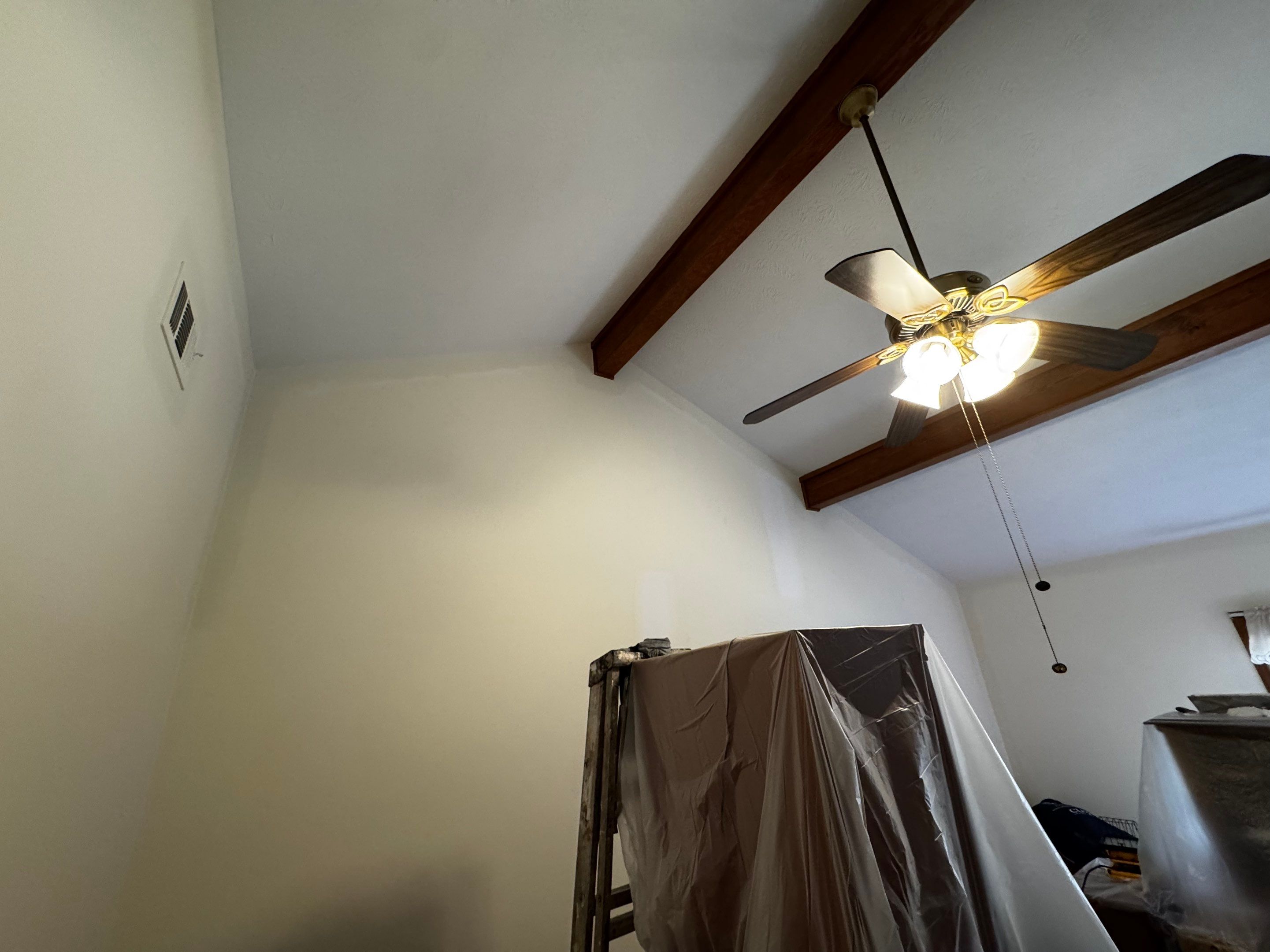 Master Bedroom Crack Repair & Repaint by PGP Surface Solutions, LLC