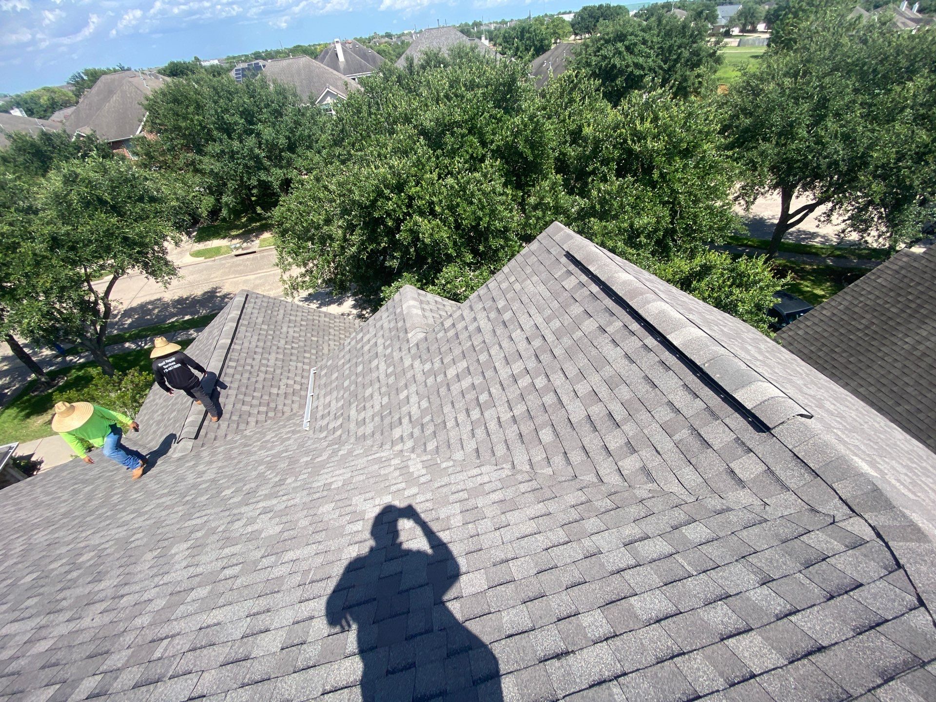 Hail Damage using Owen's Corning Duration (Lifetime) Shingles by Roof Repair Company