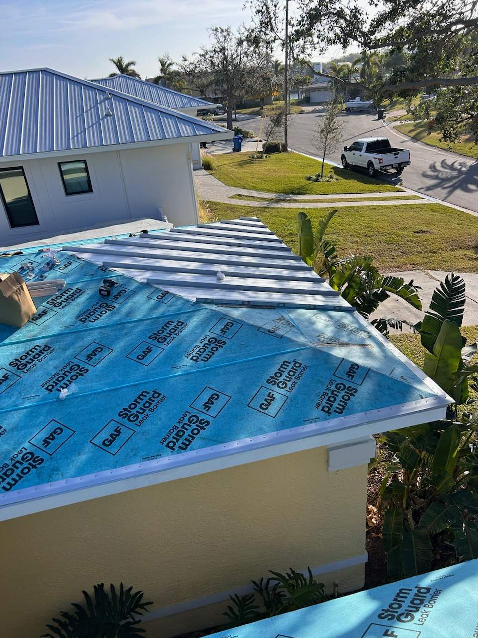 Light Gray Standing Seam by Reimagine Roofing