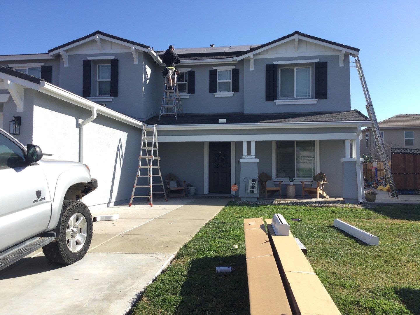 Gutter Installation using Englert LeafGuard Gutters by Byers Enterprises 