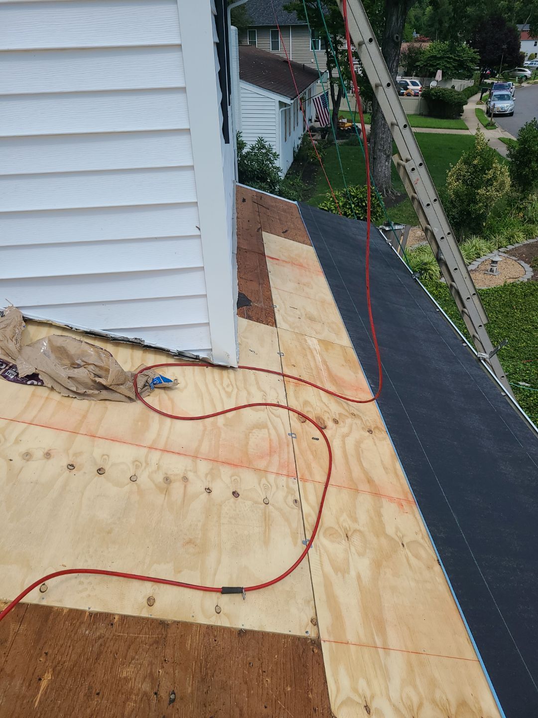Burke: Residential Roof Installation with CertainTeed Landmark Pro Designer Shingles in Max Def Charcoal Black by RM Banning, Inc.