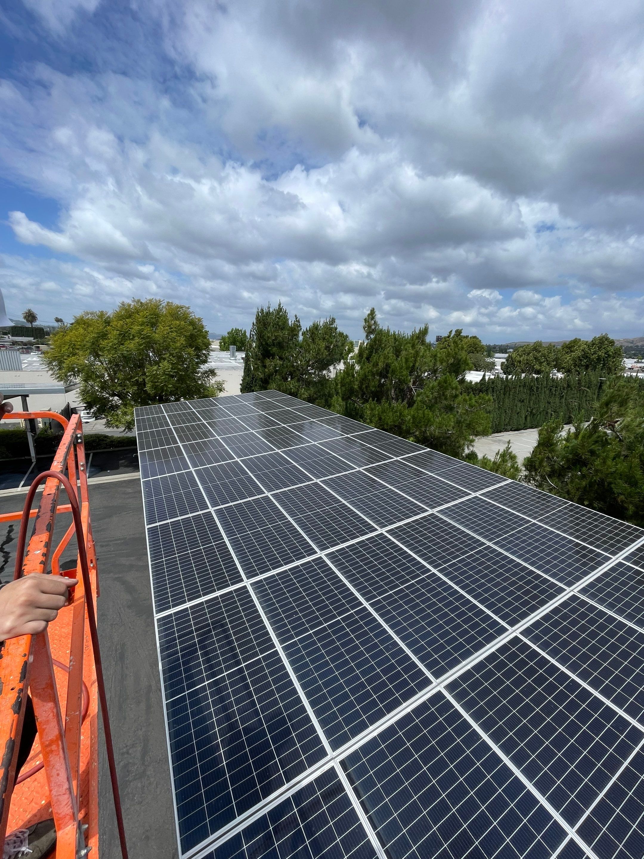 Commercial Solar Panel Cleaning by Palm Coast Solar Cleaning