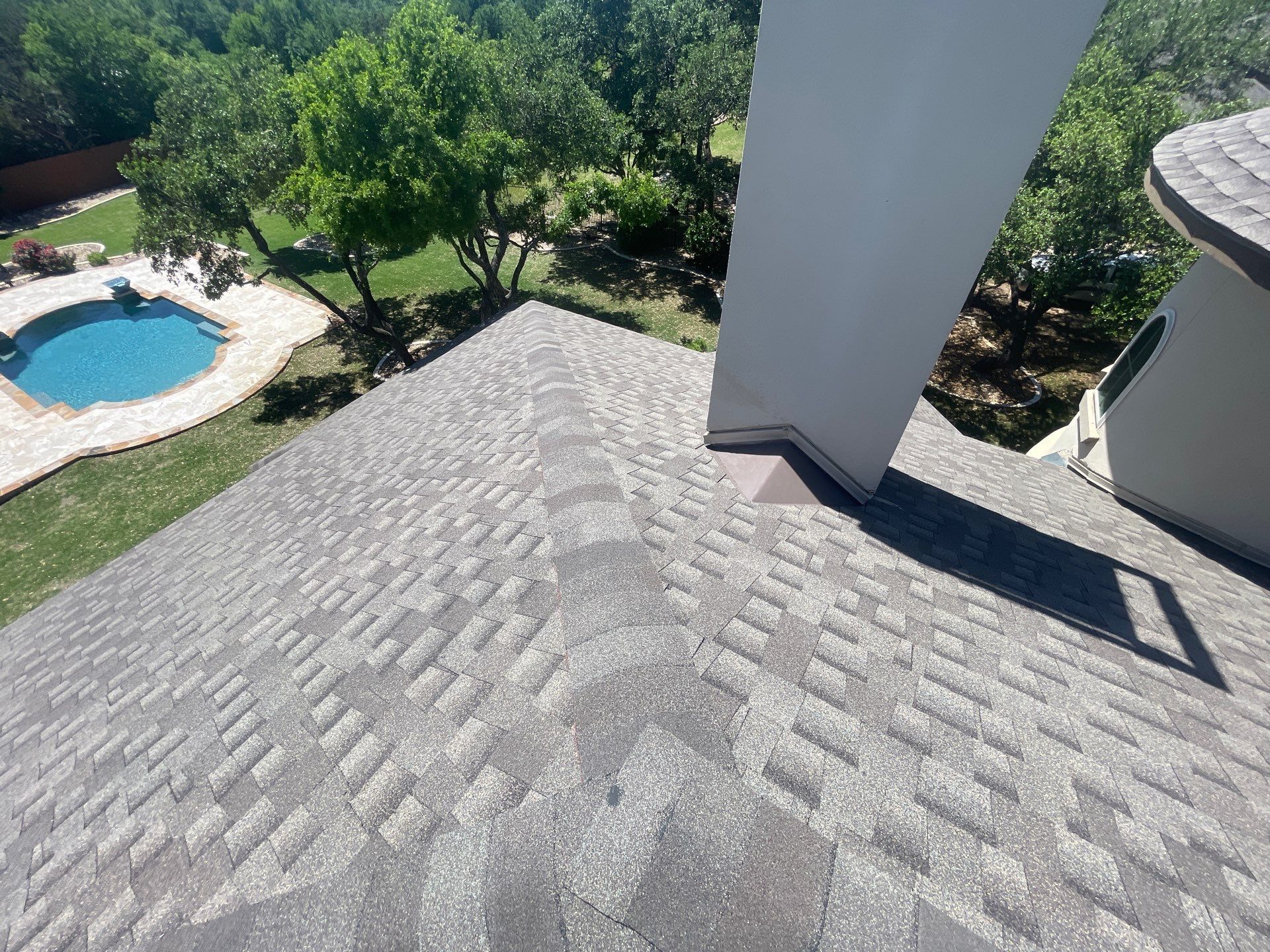 Residential Roof Replacement using GAF - HDZ - Weathered Wood by Action Exteriors Austin