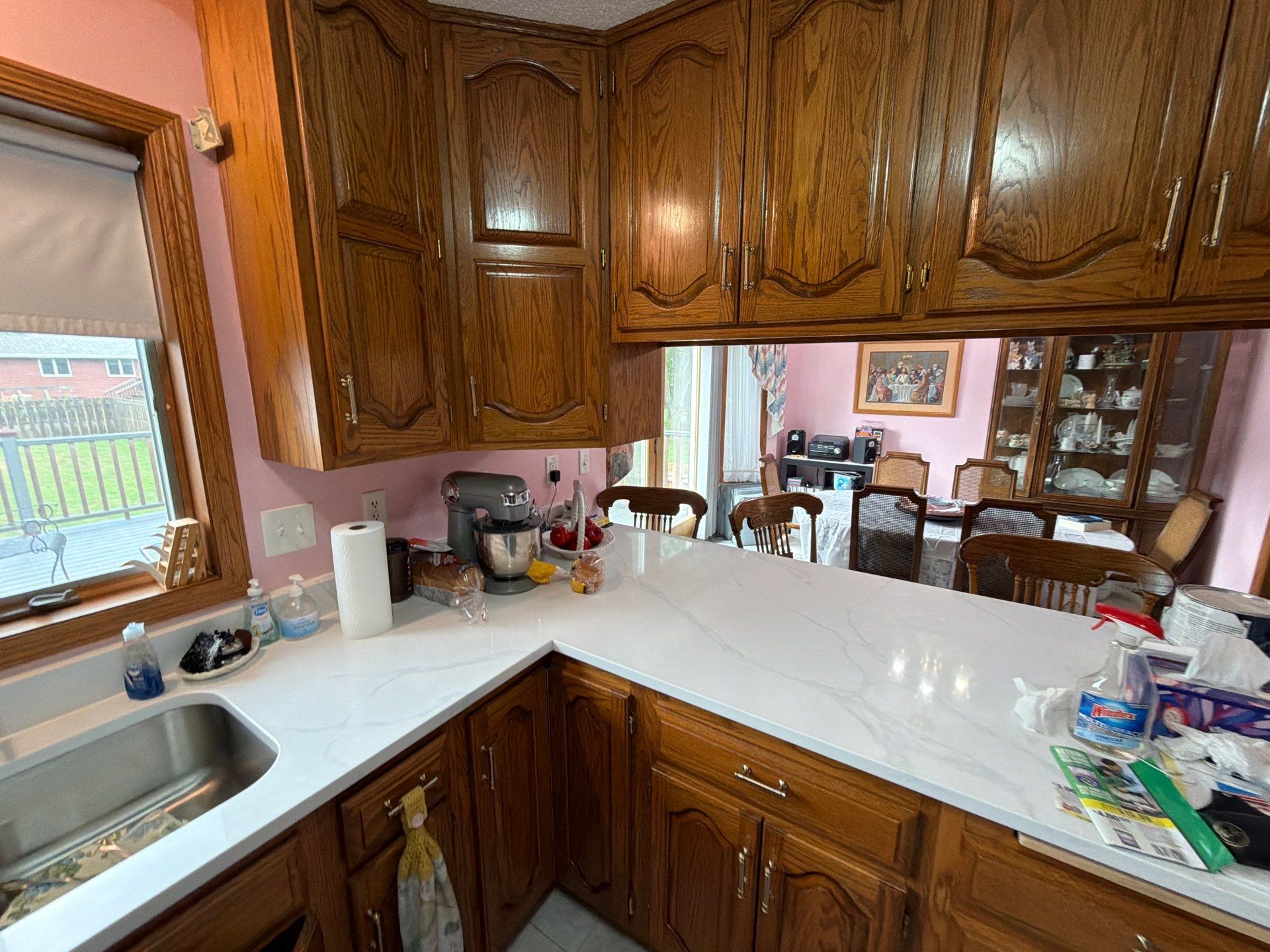 Interior Kitchen and Dining Room Painting Refresh in Sioux Falls by Select Painting, Coatings & Garage Cabinets