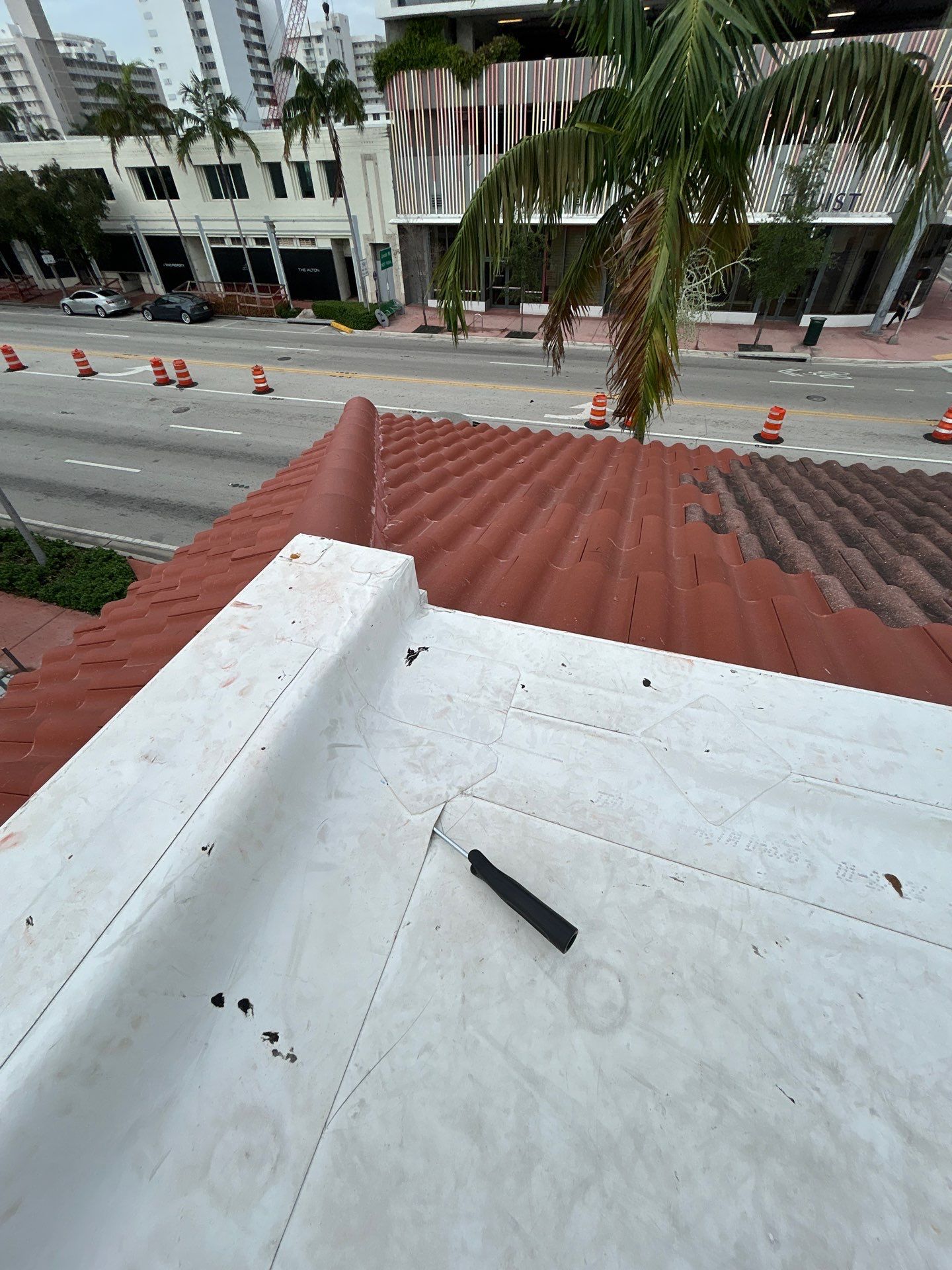 Commercial Flat Roof Installation and Renovation in Miami Beach by AJF ROOFING INC