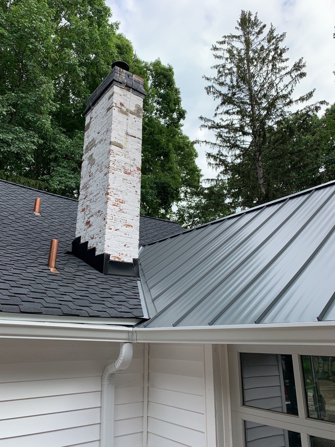 New CertainTeed Presidential Shake Roof with Standing Seam Accents  by Runyon & Sons Roofing